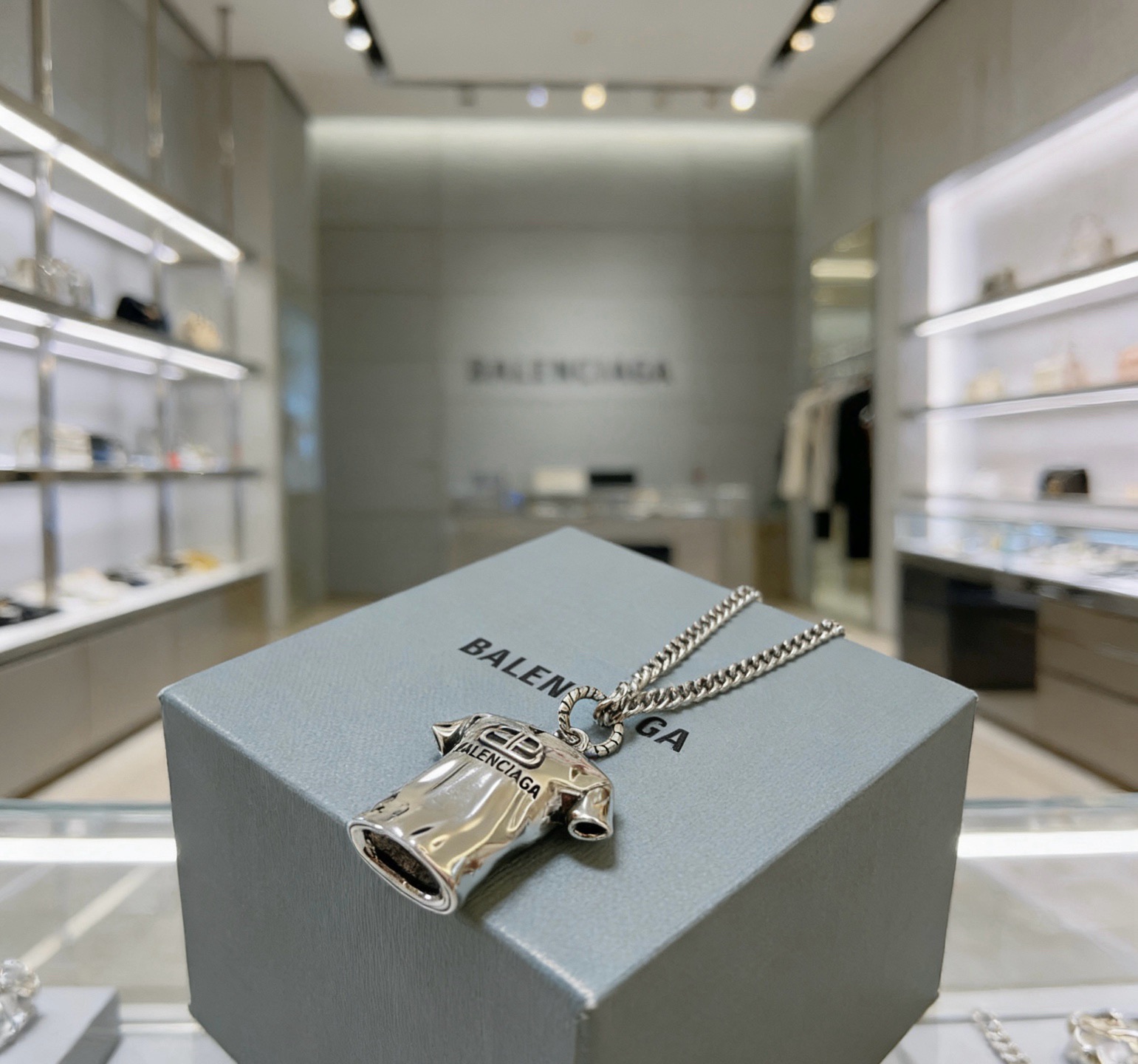 原单货🔹🔹新品 巴黎世家项链 Balenciaga 新款项链🔹专柜一致 细节做工精细 每个细节流程到位 