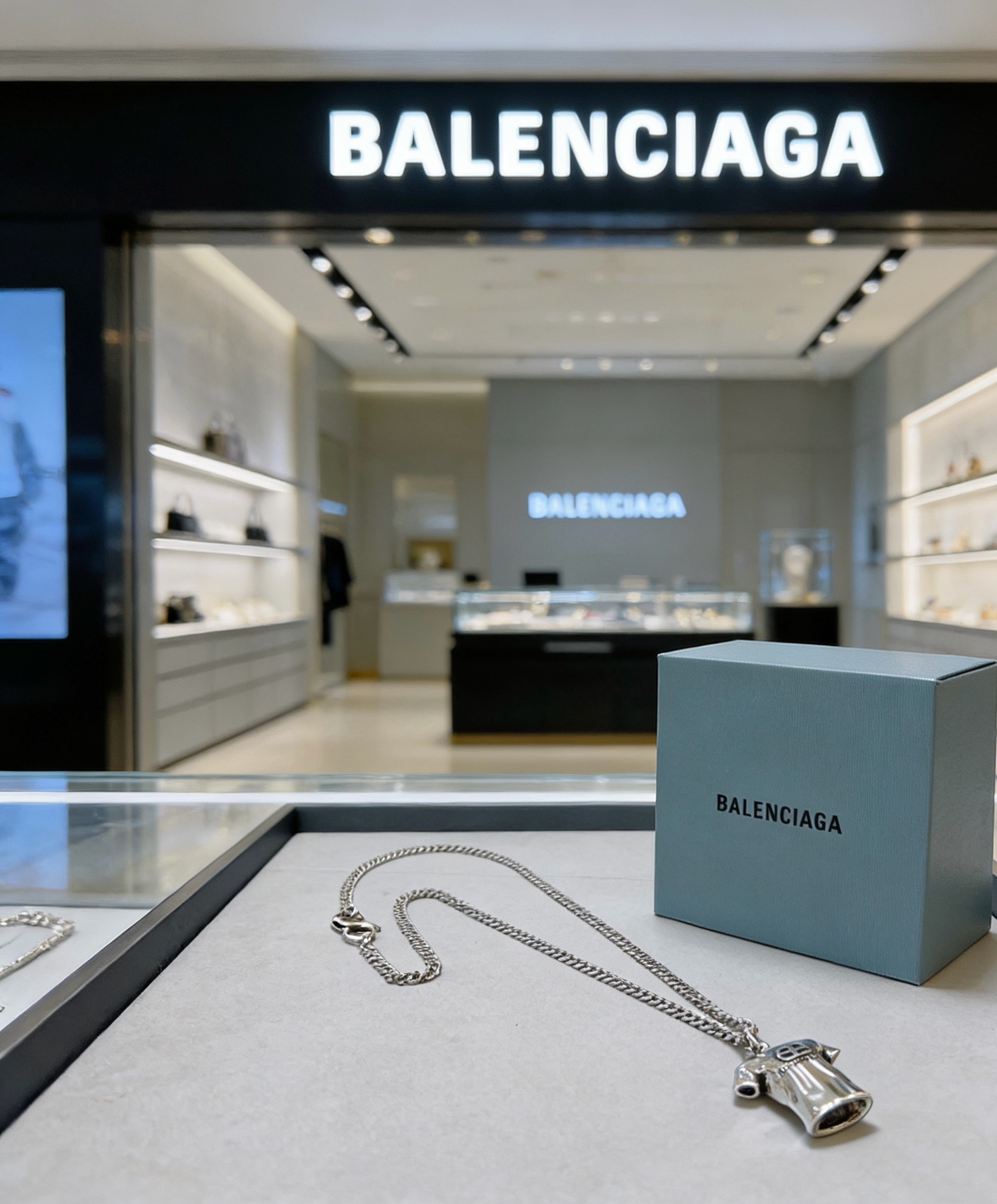 原单货🔹🔹新品 巴黎世家项链 Balenciaga 新款项链🔹专柜一致 细节做工精细 每个细节流程到位 