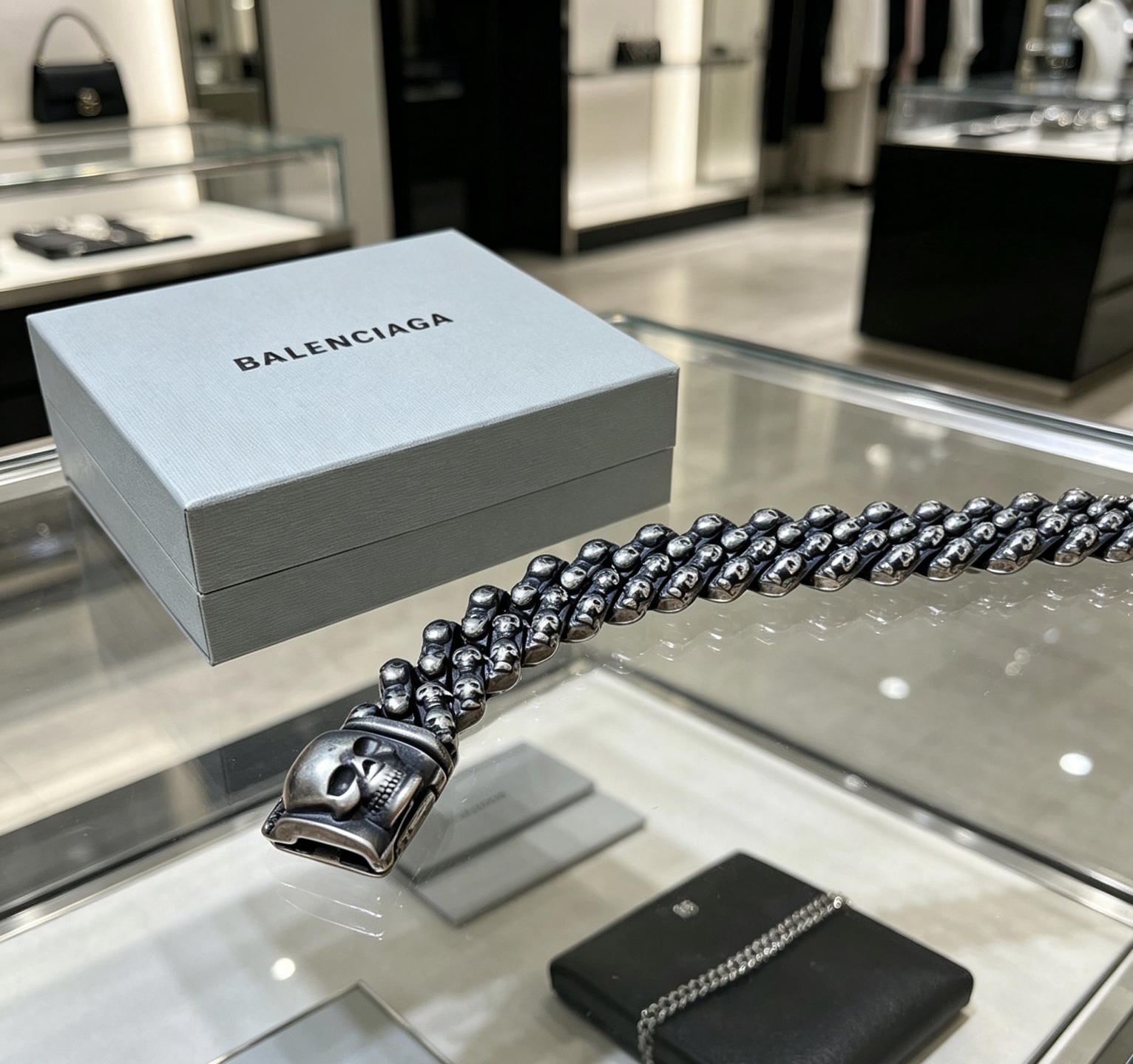 原单货🔹🔹新品 巴黎世家手链Balenciaga手链🔹专柜一致巴黎世家手链 男士火爆款出货 设计独特 前