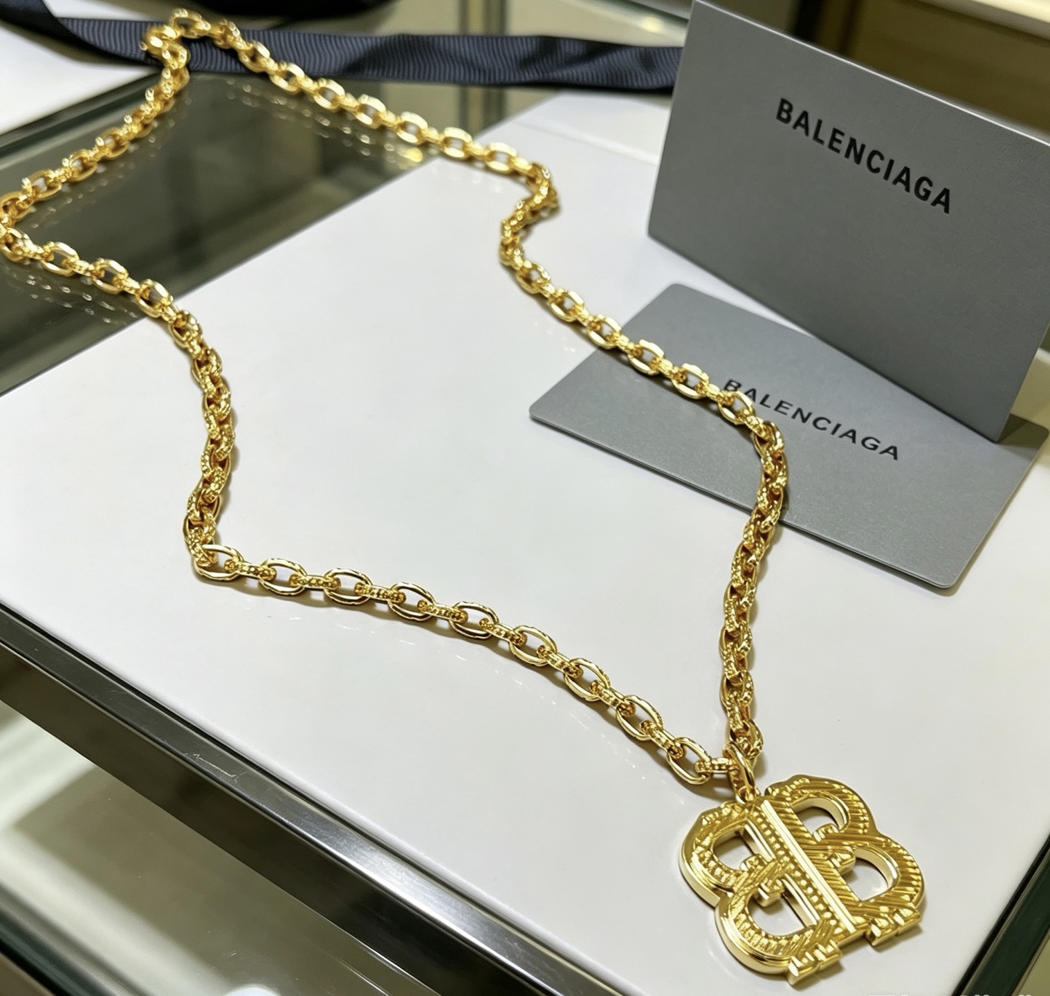 原单货🔹🔹新品 巴黎世家项链 Balenciaga 新款项链🔹专柜一致 细节做工精细 每个细节流程到位 
