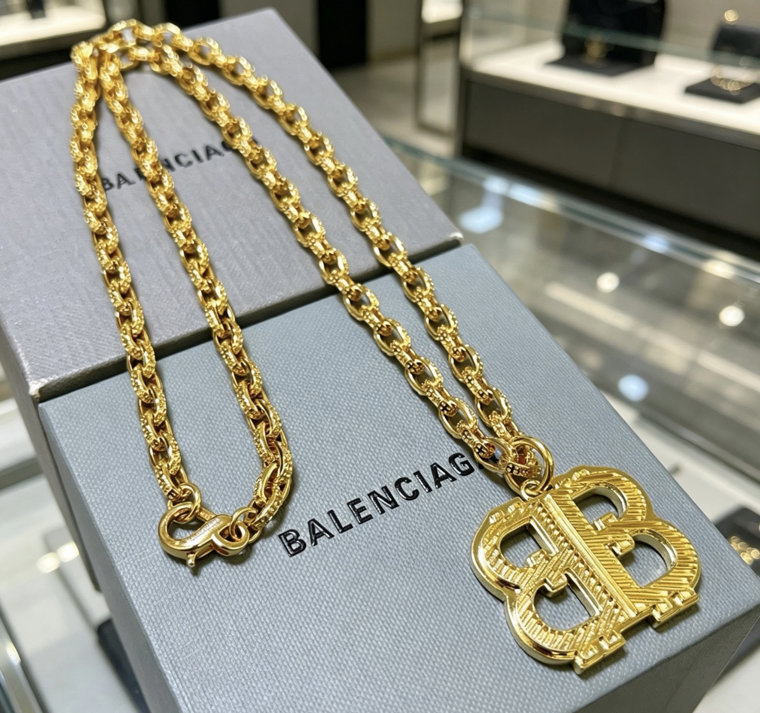 原单货🔹🔹新品 巴黎世家项链 Balenciaga 新款项链🔹专柜一致 细节做工精细 每个细节流程到位 