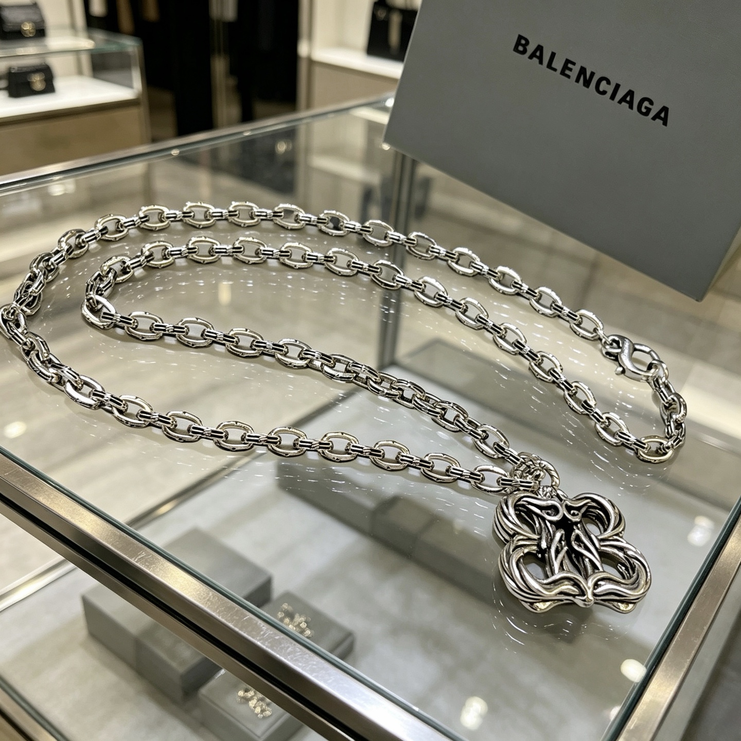 原单货🔹🔹新品 巴黎世家项链 Balenciaga 新款项链🔹专柜一致 细节做工精细 每个细节流程到位 