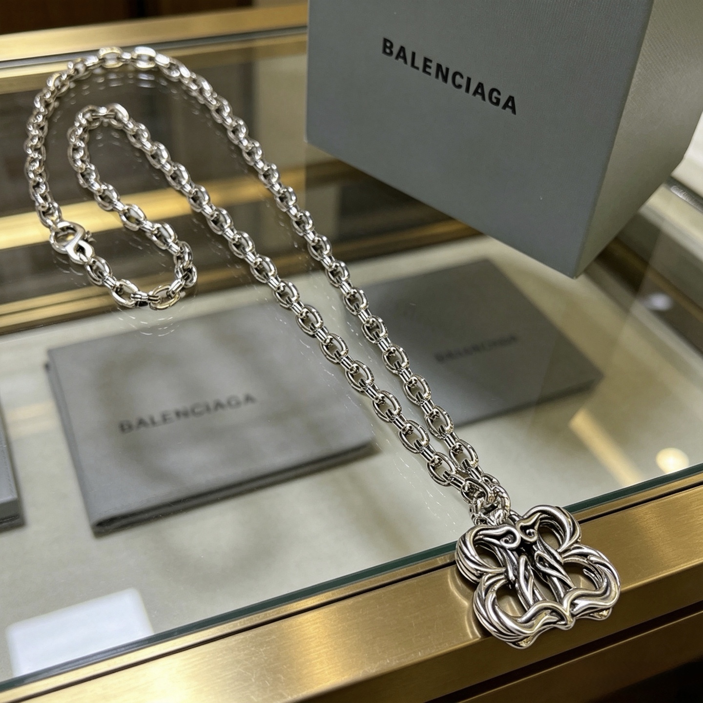 原单货🔹🔹新品 巴黎世家项链 Balenciaga 新款项链🔹专柜一致 细节做工精细 每个细节流程到位 