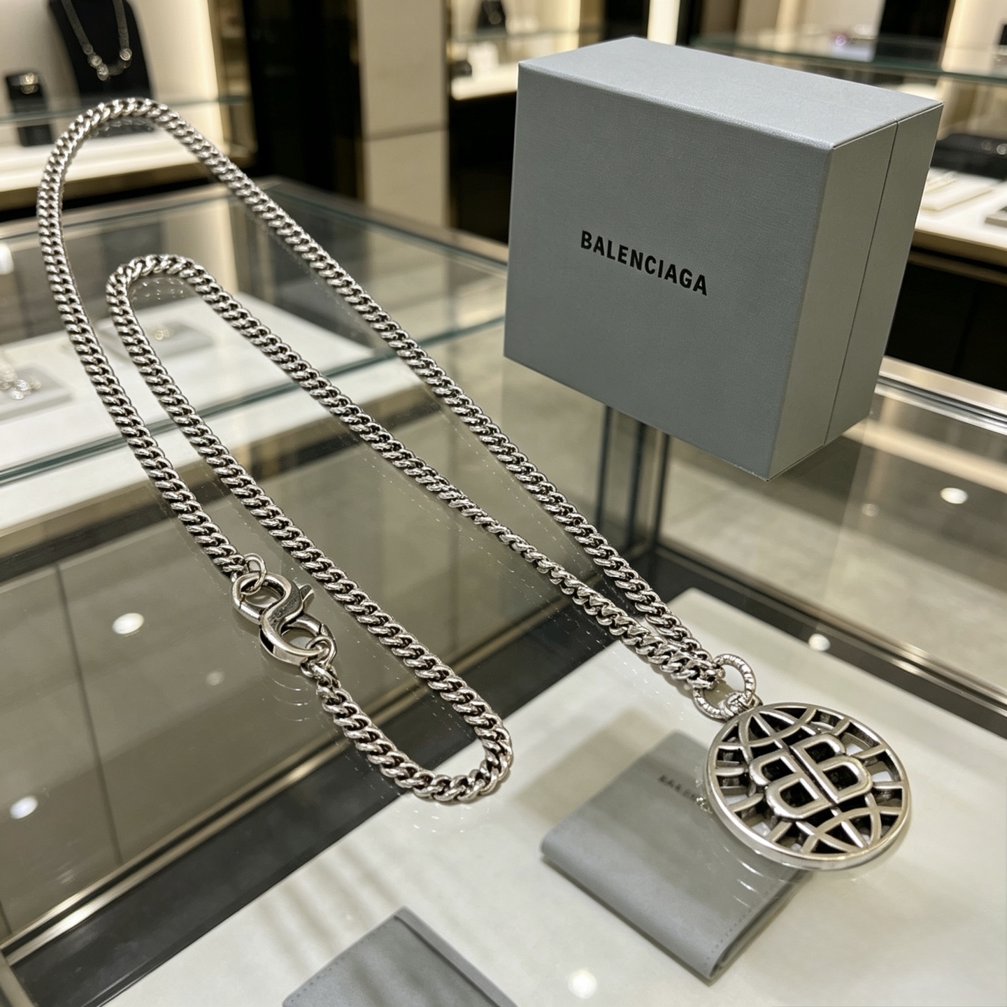 原单货🔹🔹新品 巴黎世家项链 Balenciaga 新款项链🔹专柜一致 细节做工精细 每个细节流程到位 