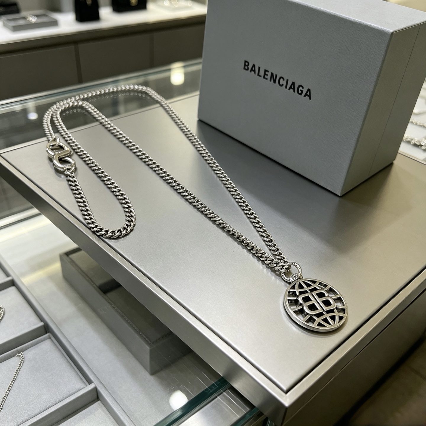 原单货🔹🔹新品 巴黎世家项链 Balenciaga 新款项链🔹专柜一致 细节做工精细 每个细节流程到位 
