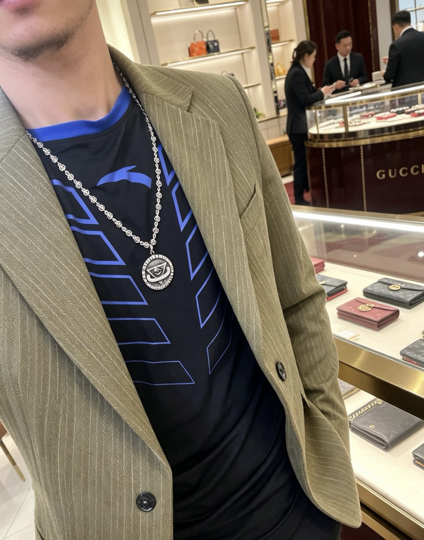 古驰项链复古材质 进口定制 复古高端精品链条古驰项链，个性快活的能量🍀复古古驰灵感更有内涵亦是财富之光👑