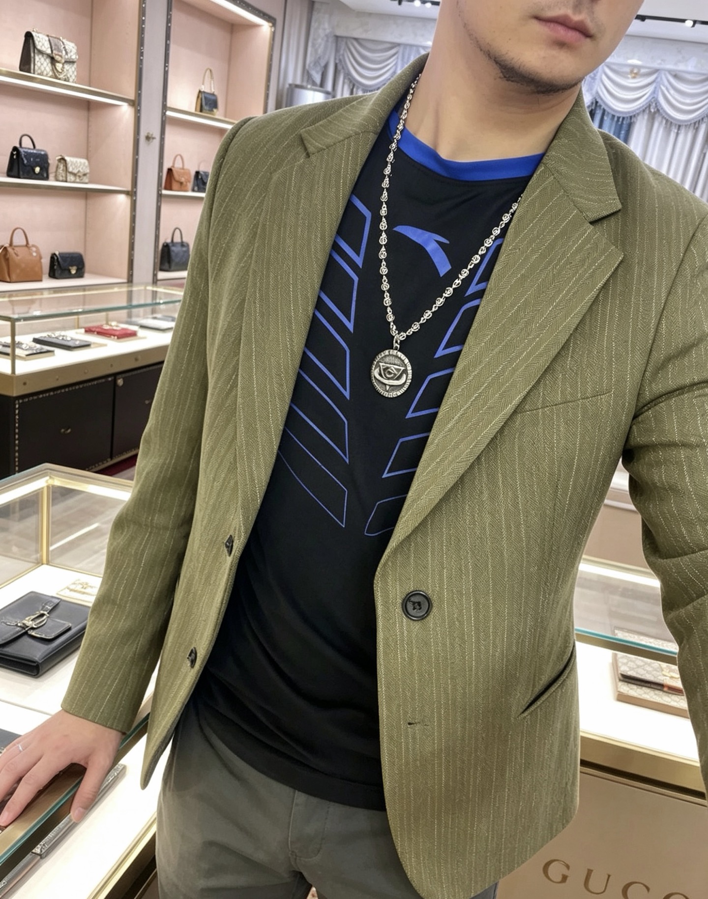 古驰项链复古材质 进口定制 复古高端精品链条古驰项链，个性快活的能量🍀复古古驰灵感更有内涵亦是财富之光👑