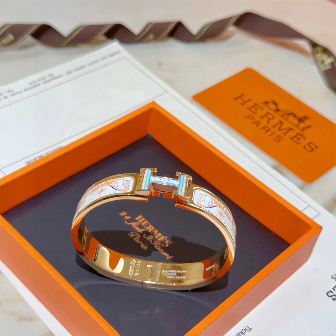 Hermes 爱马仕手镯 ❗️原版定制 手环 珐琅工艺太考验师傅的手艺了 要确保色泽手工制作好[色][色