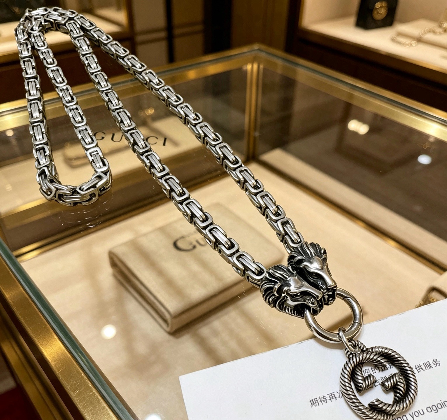 🔥🔥 新品发布👒不爆不发 抖音带货网红首选 𝐆𝐮𝐜𝐜𝐢古驰项链最新款链条档次更高明星同款Anger Fo