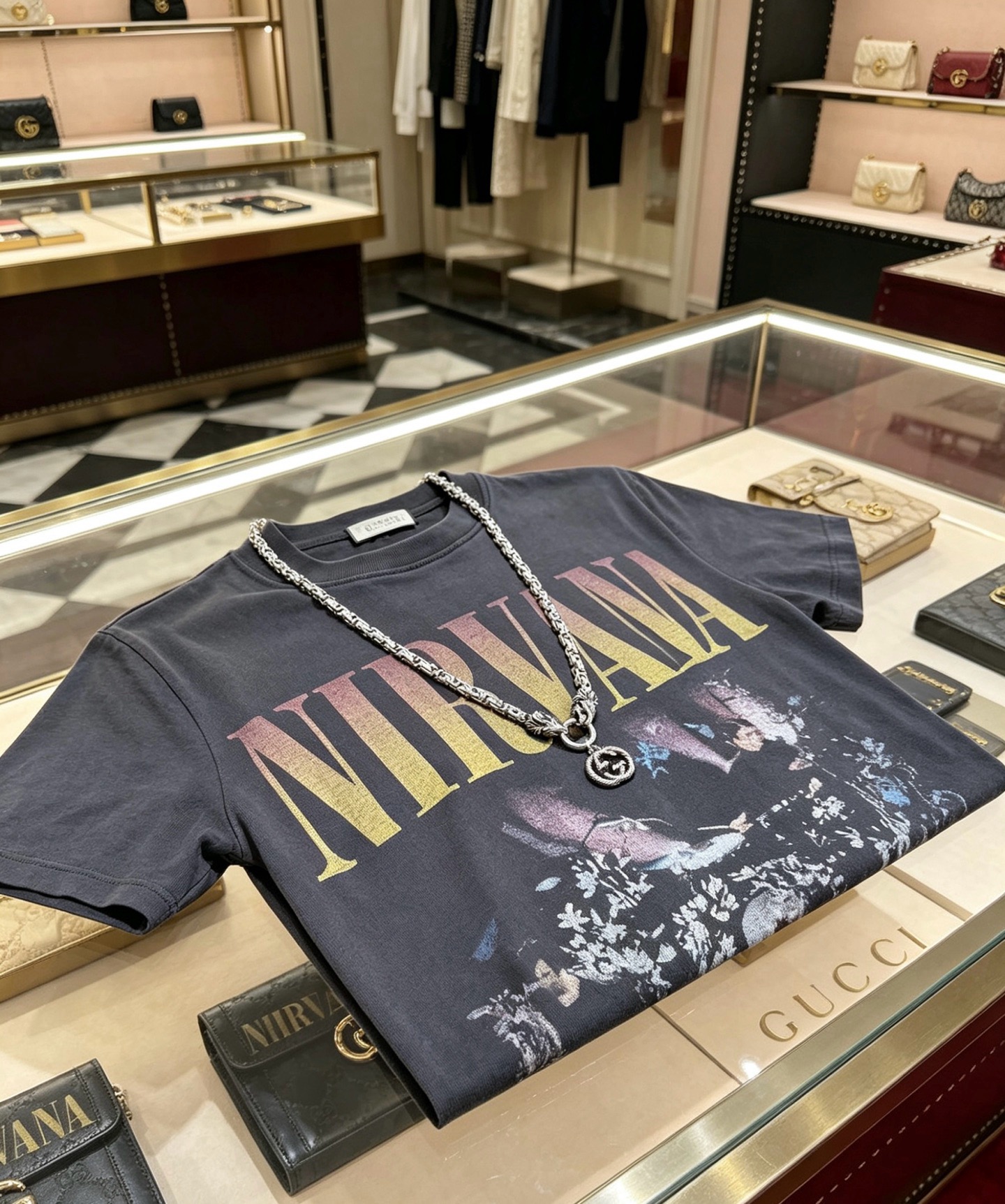 🔥🔥 新品发布👒不爆不发 抖音带货网红首选 𝐆𝐮𝐜𝐜𝐢古驰项链最新款链条档次更高明星同款Anger Fo