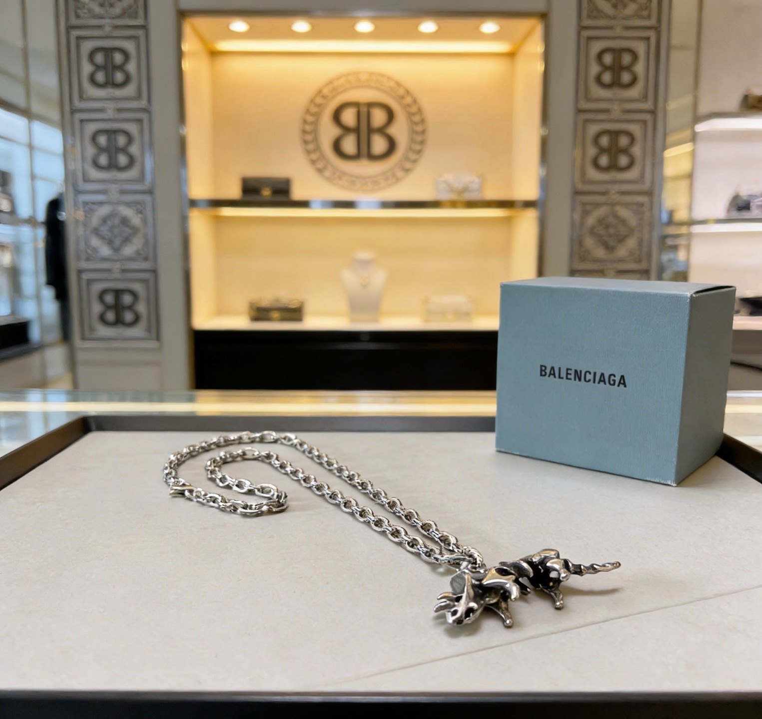 原单货🔹🔹新品 巴黎世家项链 Balenciaga 新款项链🔹专柜一致 细节做工精细 每个细节流程到位 