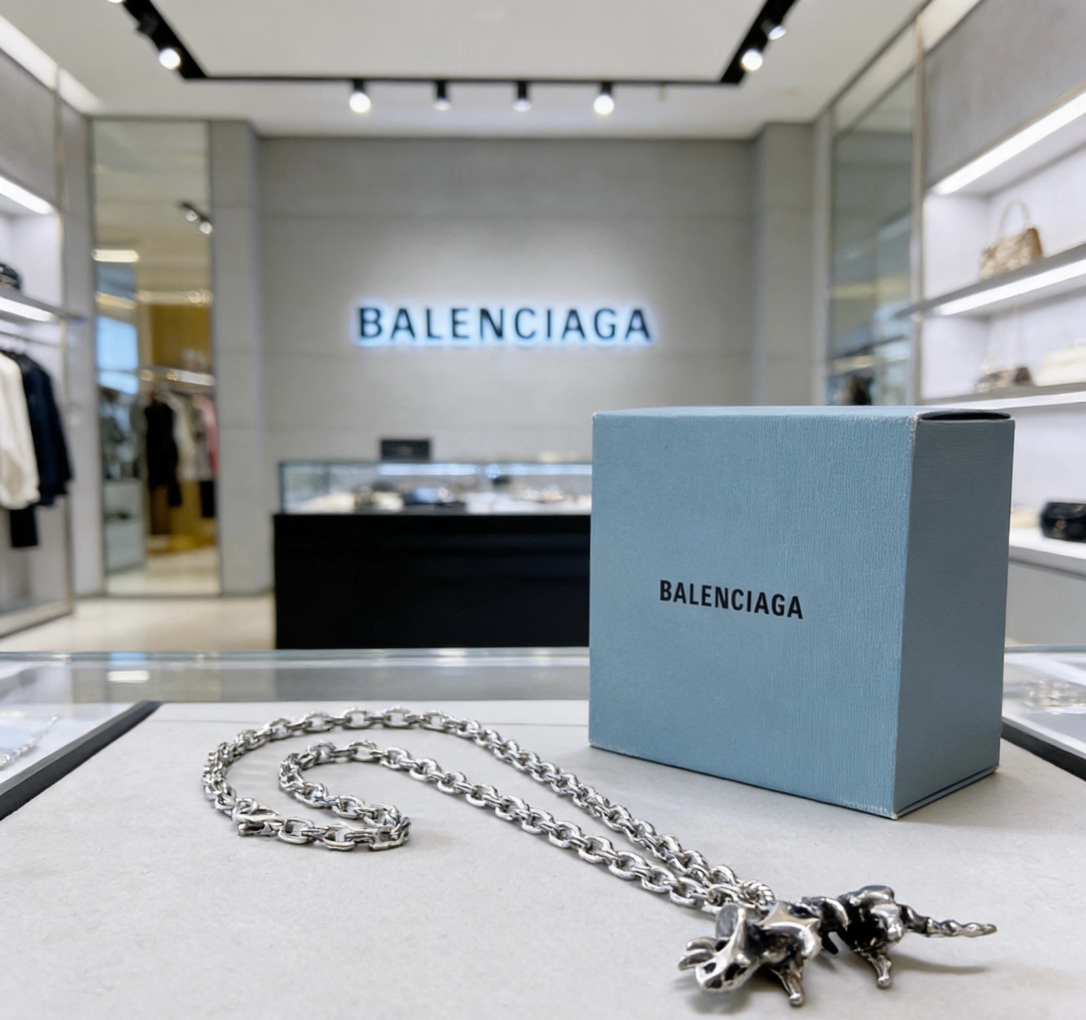原单货🔹🔹新品 巴黎世家项链 Balenciaga 新款项链🔹专柜一致 细节做工精细 每个细节流程到位 