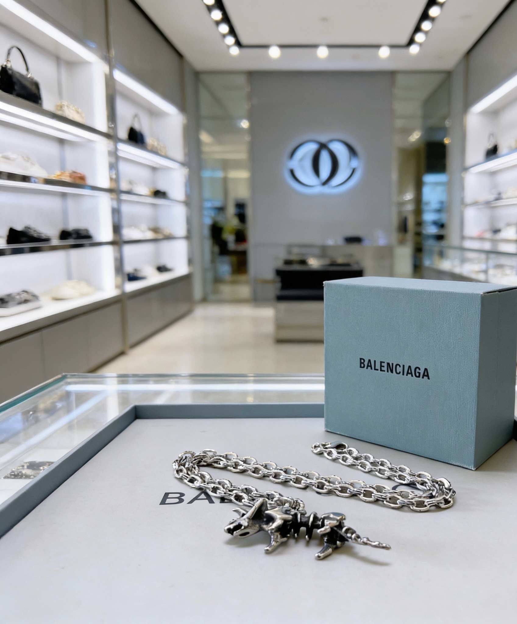 原单货🔹🔹新品 巴黎世家项链 Balenciaga 新款项链🔹专柜一致 细节做工精细 每个细节流程到位 