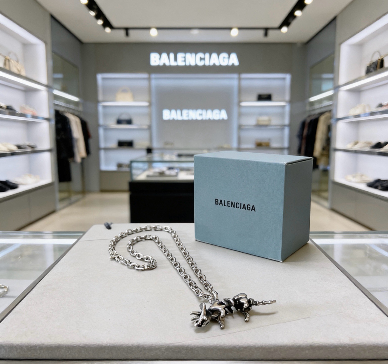 原单货🔹🔹新品 巴黎世家项链 Balenciaga 新款项链🔹专柜一致 细节做工精细 每个细节流程到位 