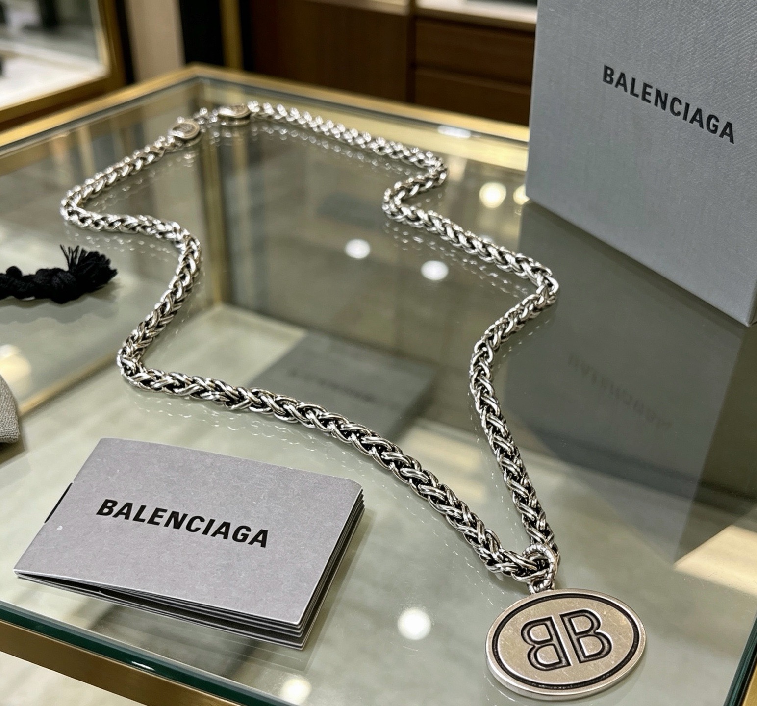 原单货🔹🔹新品 巴黎世家项链 Balenciaga 新款项链🔹专柜一致 细节做工精细 每个细节流程到位 
