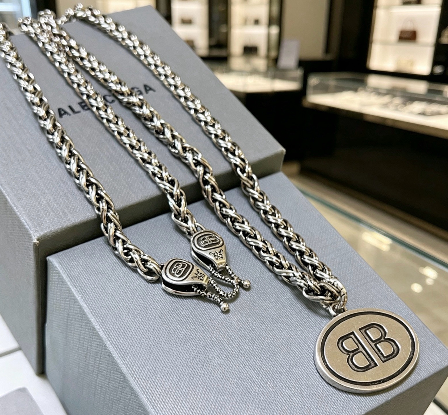 原单货🔹🔹新品 巴黎世家项链 Balenciaga 新款项链🔹专柜一致 细节做工精细 每个细节流程到位 