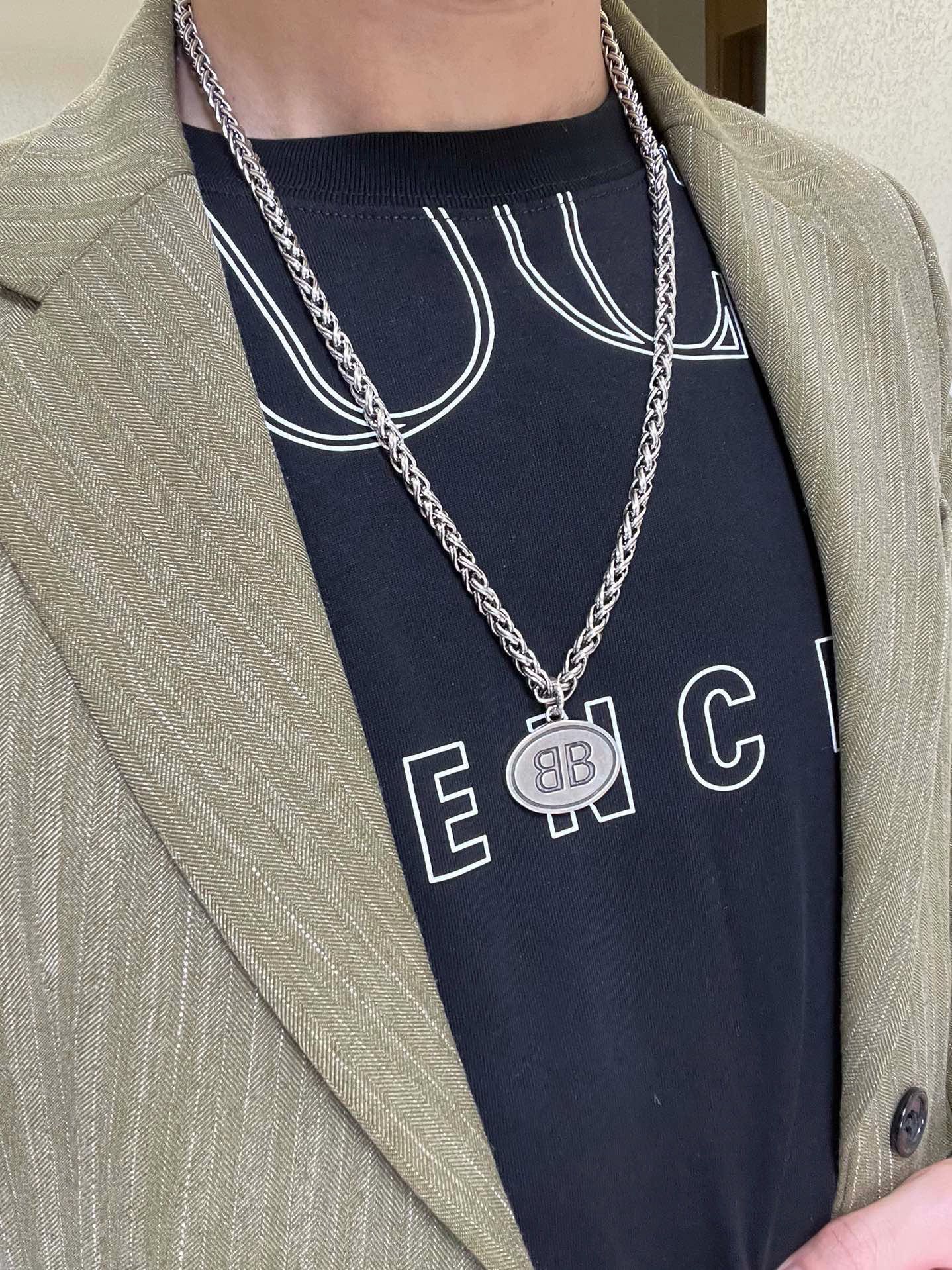 原单货🔹🔹新品 巴黎世家项链 Balenciaga 新款项链🔹专柜一致 细节做工精细 每个细节流程到位 