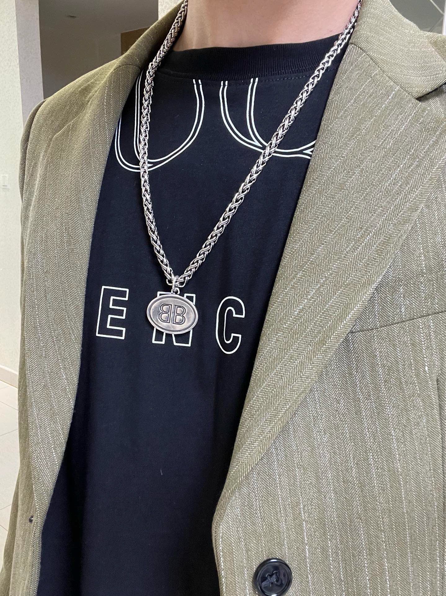原单货🔹🔹新品 巴黎世家项链 Balenciaga 新款项链🔹专柜一致 细节做工精细 每个细节流程到位 