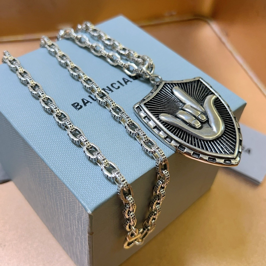 原单货🔹🔹新品 巴黎世家项链 Balenciaga 新款项链🔹专柜一致 细节做工精细 每个细节流程到位 