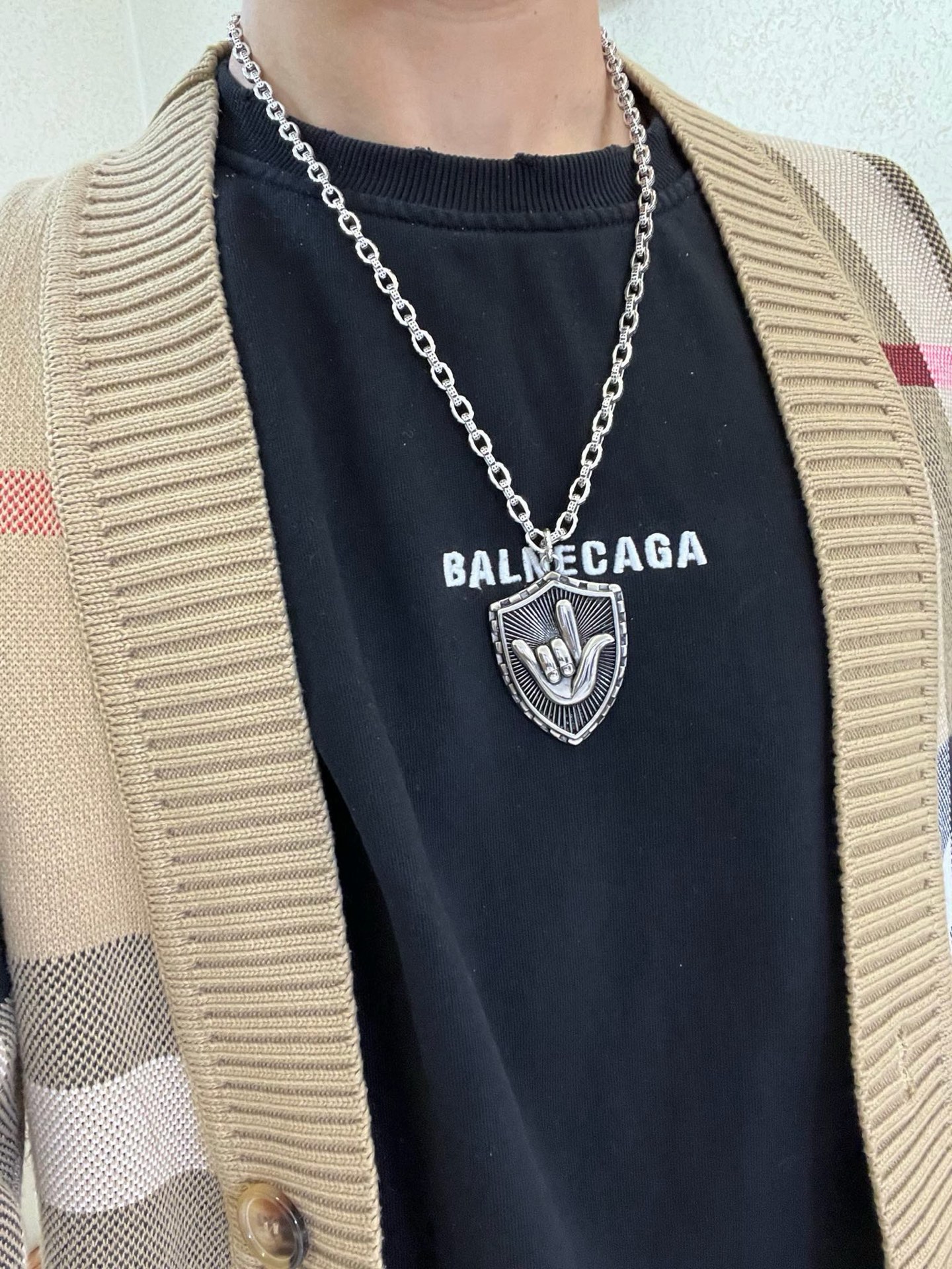 原单货🔹🔹新品 巴黎世家项链 Balenciaga 新款项链🔹专柜一致 细节做工精细 每个细节流程到位 