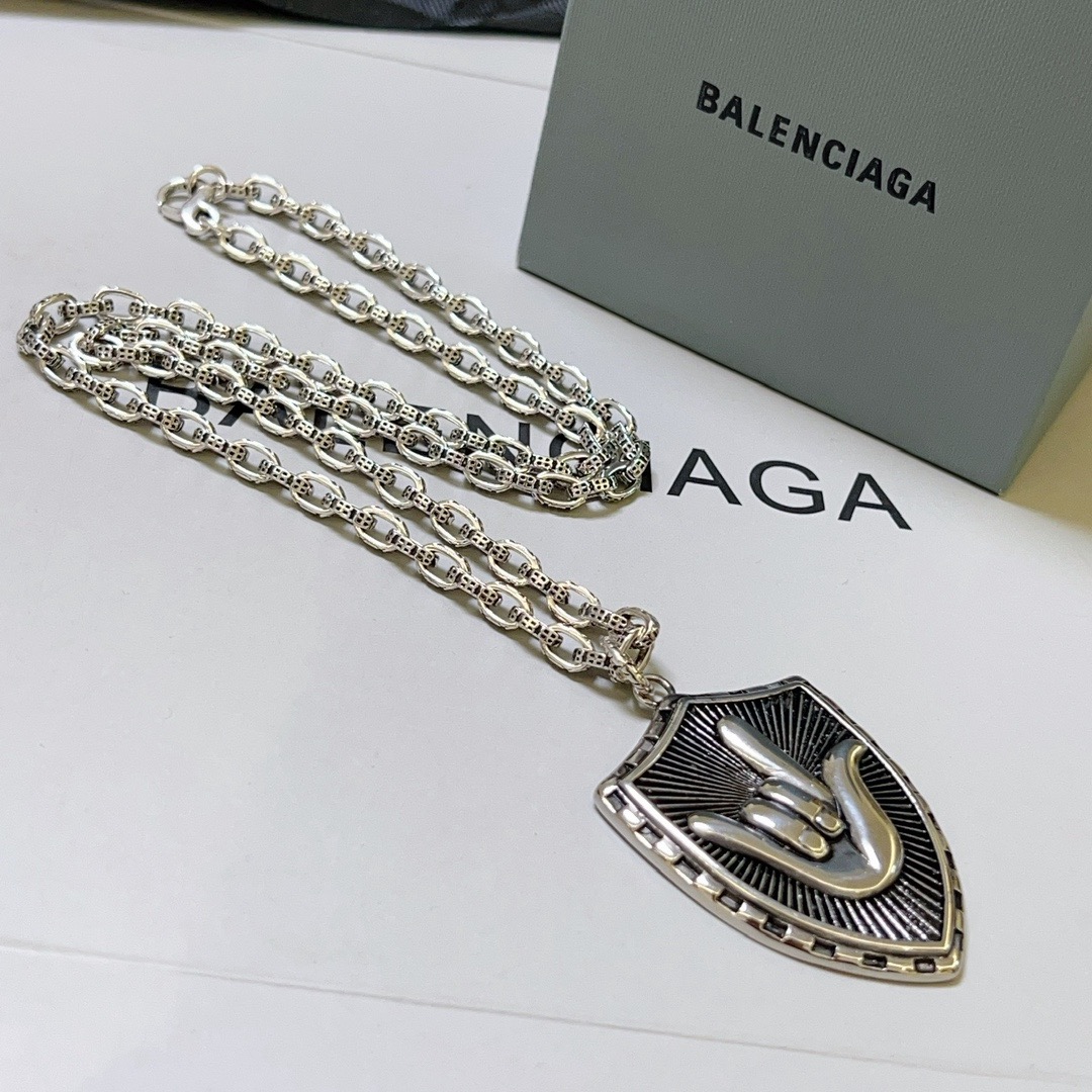 原单货🔹🔹新品 巴黎世家项链 Balenciaga 新款项链🔹专柜一致 细节做工精细 每个细节流程到位 