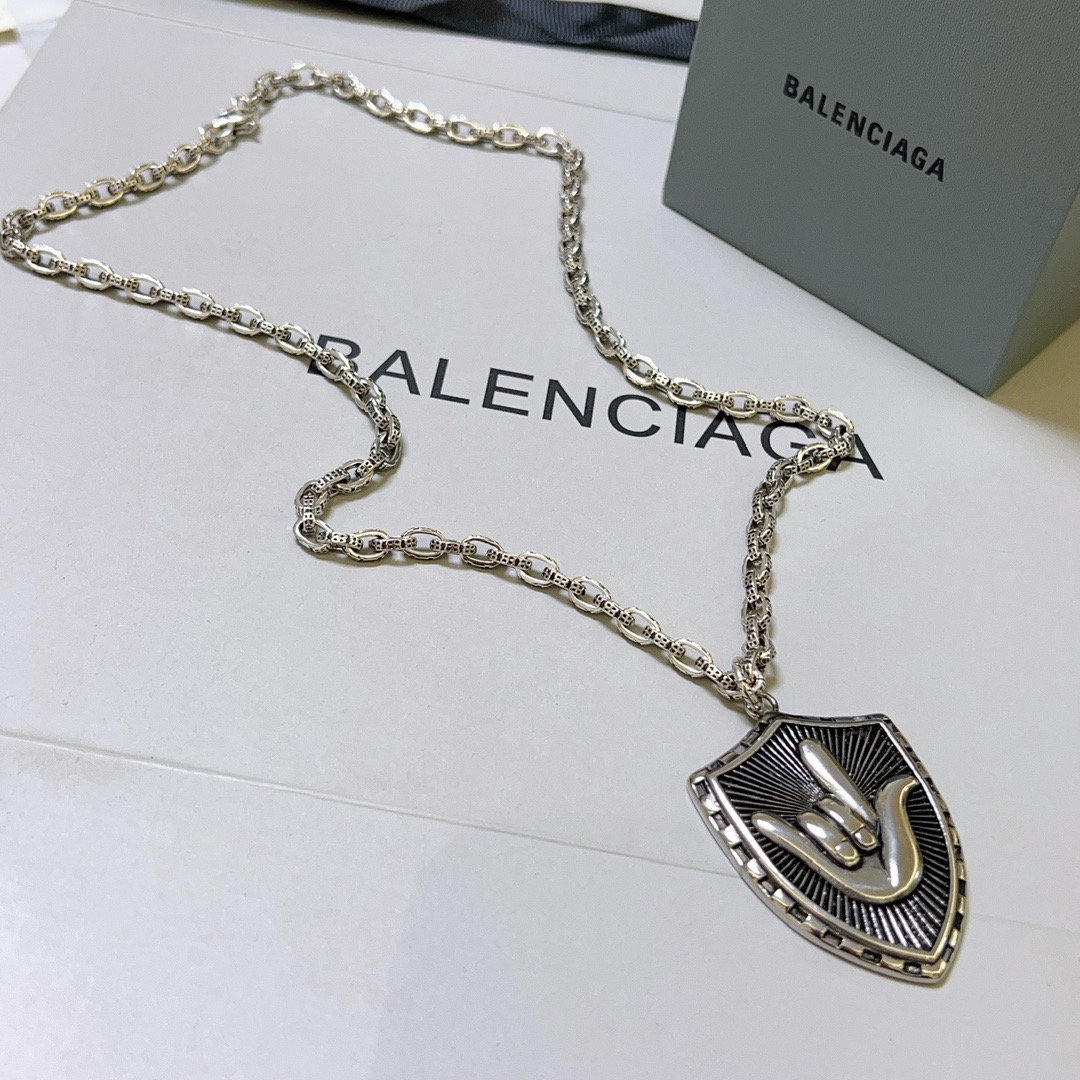 原单货🔹🔹新品 巴黎世家项链 Balenciaga 新款项链🔹专柜一致 细节做工精细 每个细节流程到位 
