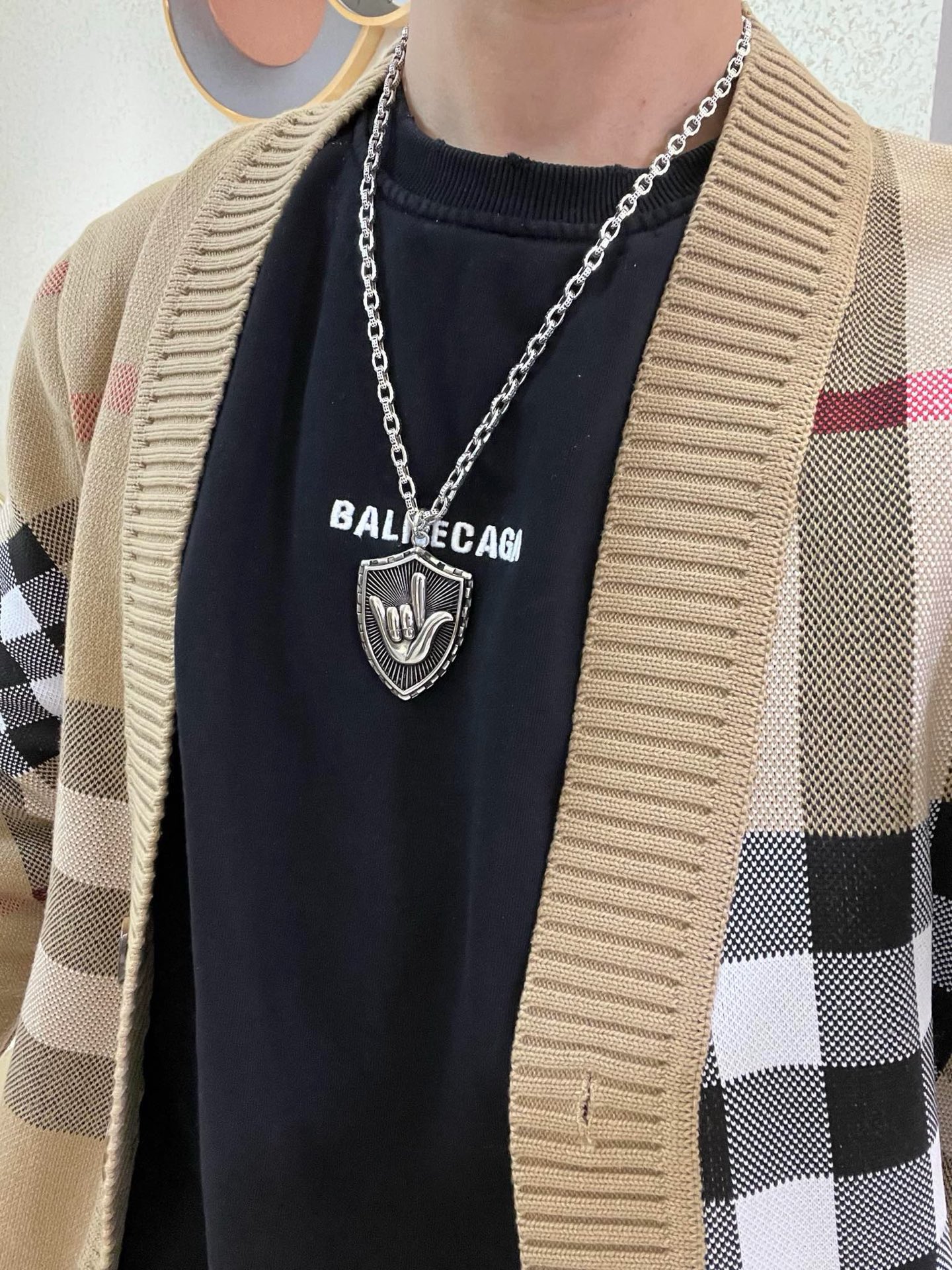 原单货🔹🔹新品 巴黎世家项链 Balenciaga 新款项链🔹专柜一致 细节做工精细 每个细节流程到位 