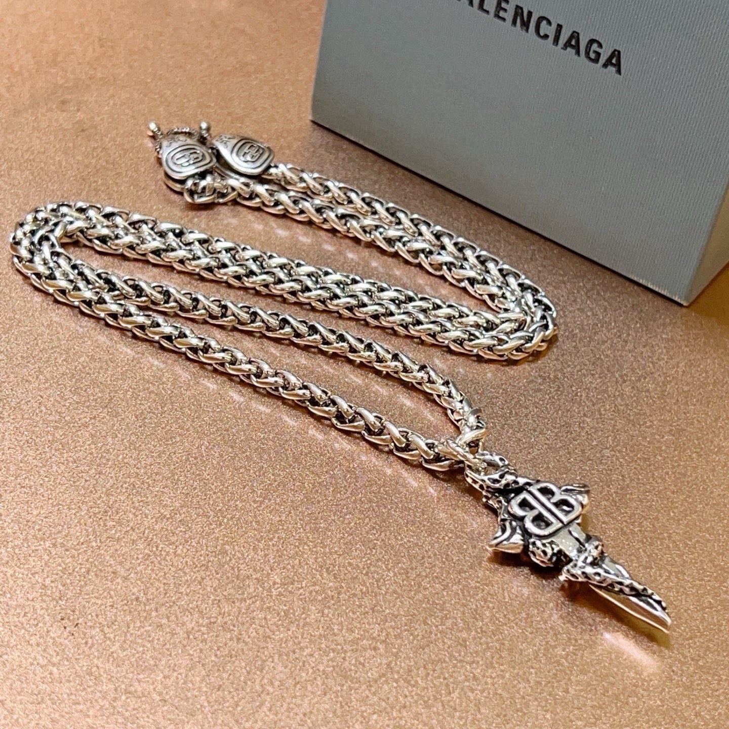原单货🔹🔹新品 巴黎世家项链 Balenciaga 新款项链🔹专柜一致 细节做工精细 每个细节流程到位 