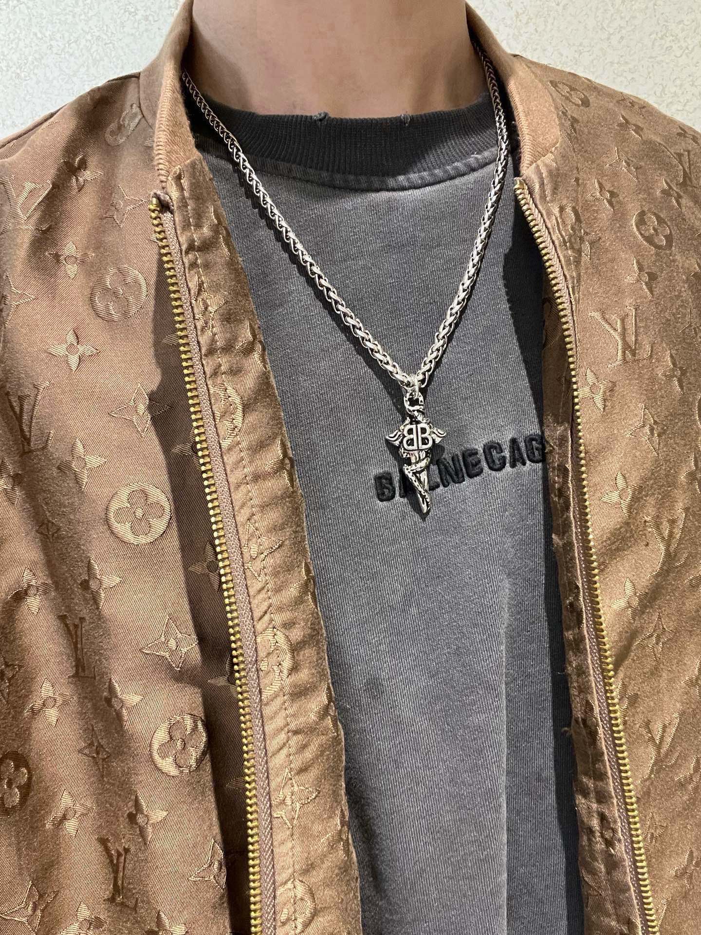 原单货🔹🔹新品 巴黎世家项链 Balenciaga 新款项链🔹专柜一致 细节做工精细 每个细节流程到位 