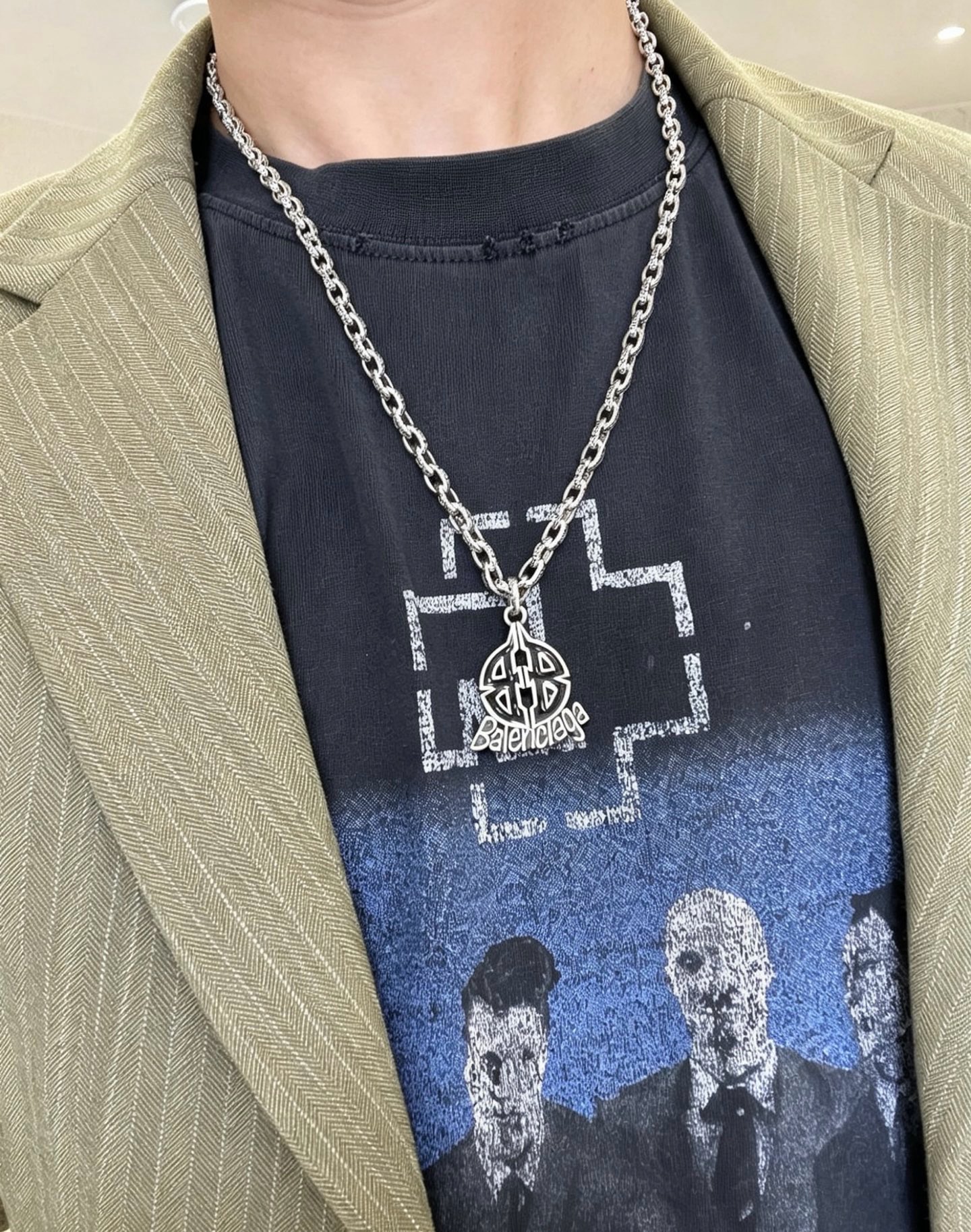 原单货🔹🔹新品 巴黎世家项链 Balenciaga 新款项链🔹专柜一致 细节做工精细 每个细节流程到位 