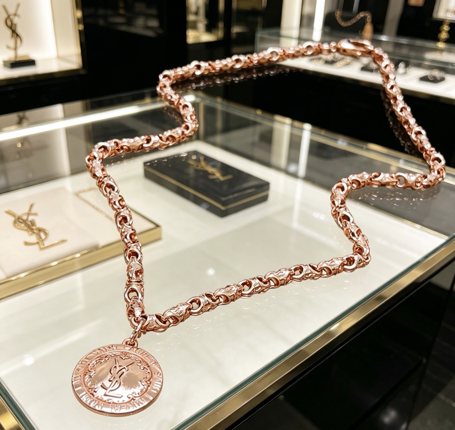 圣罗兰项链新品发布 V金材质 Yves Saint Laurent DIVAS‘ DREAM 系列 品相
