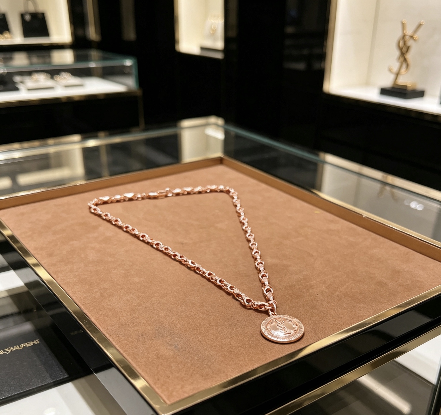 圣罗兰项链新品发布 V金材质 Yves Saint Laurent DIVAS‘ DREAM 系列 品相