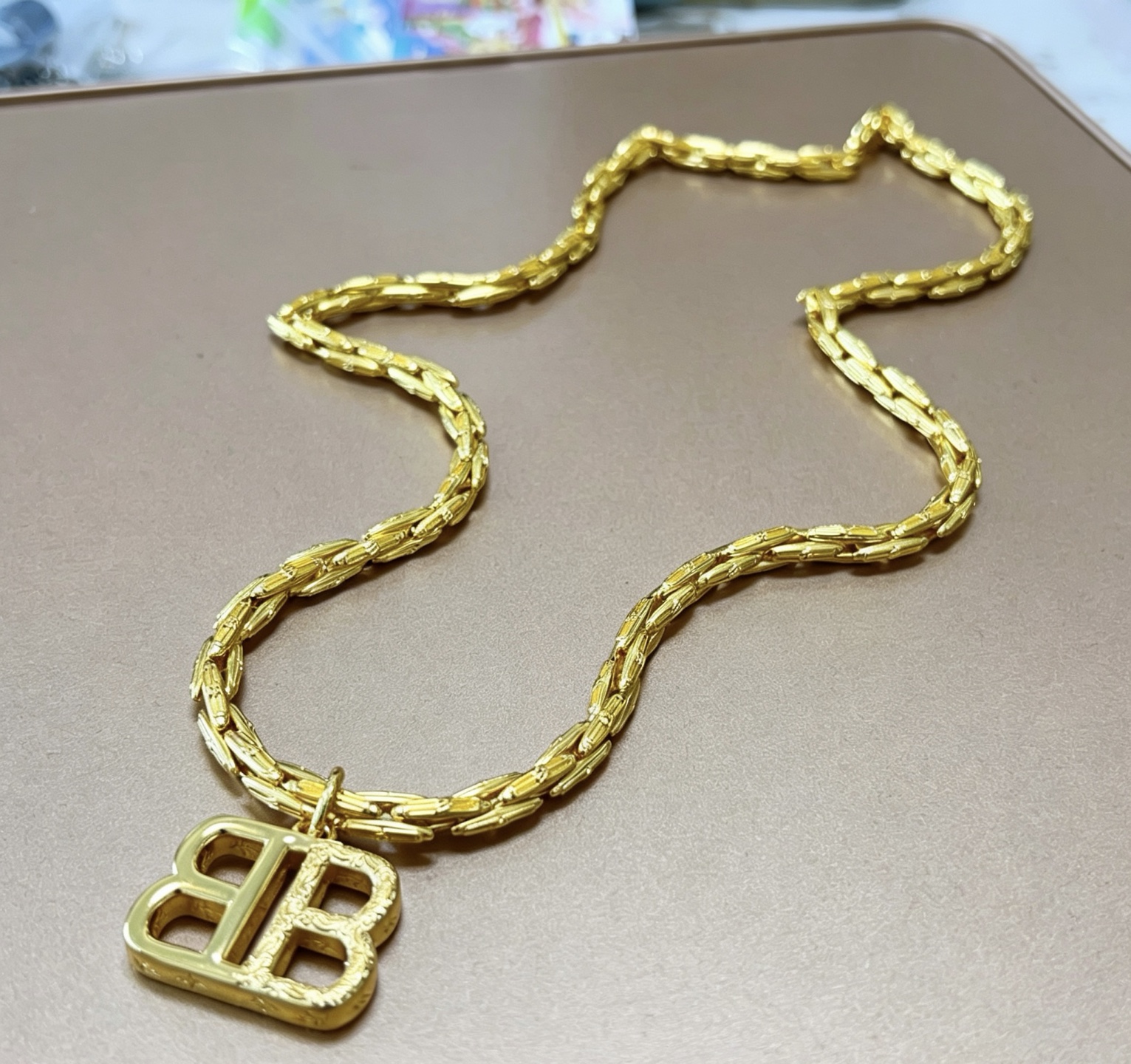 原单货🔹🔹新品 巴黎世家项链 Balenciaga 新款项链🔹专柜一致 细节做工精细 每个细节流程到位 