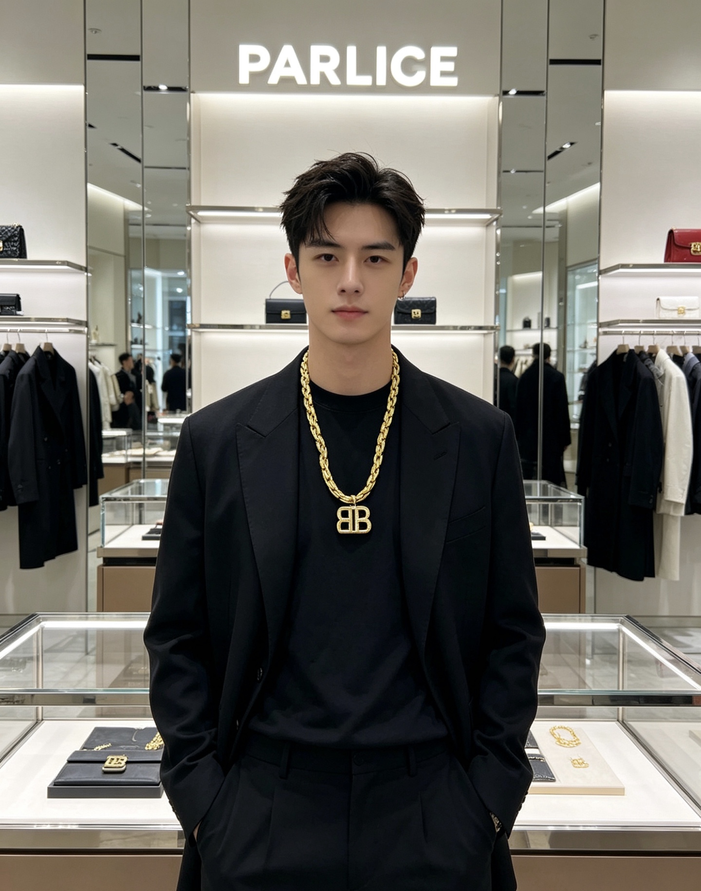 原单货🔹🔹新品 巴黎世家项链 Balenciaga 新款项链🔹专柜一致 细节做工精细 每个细节流程到位 
