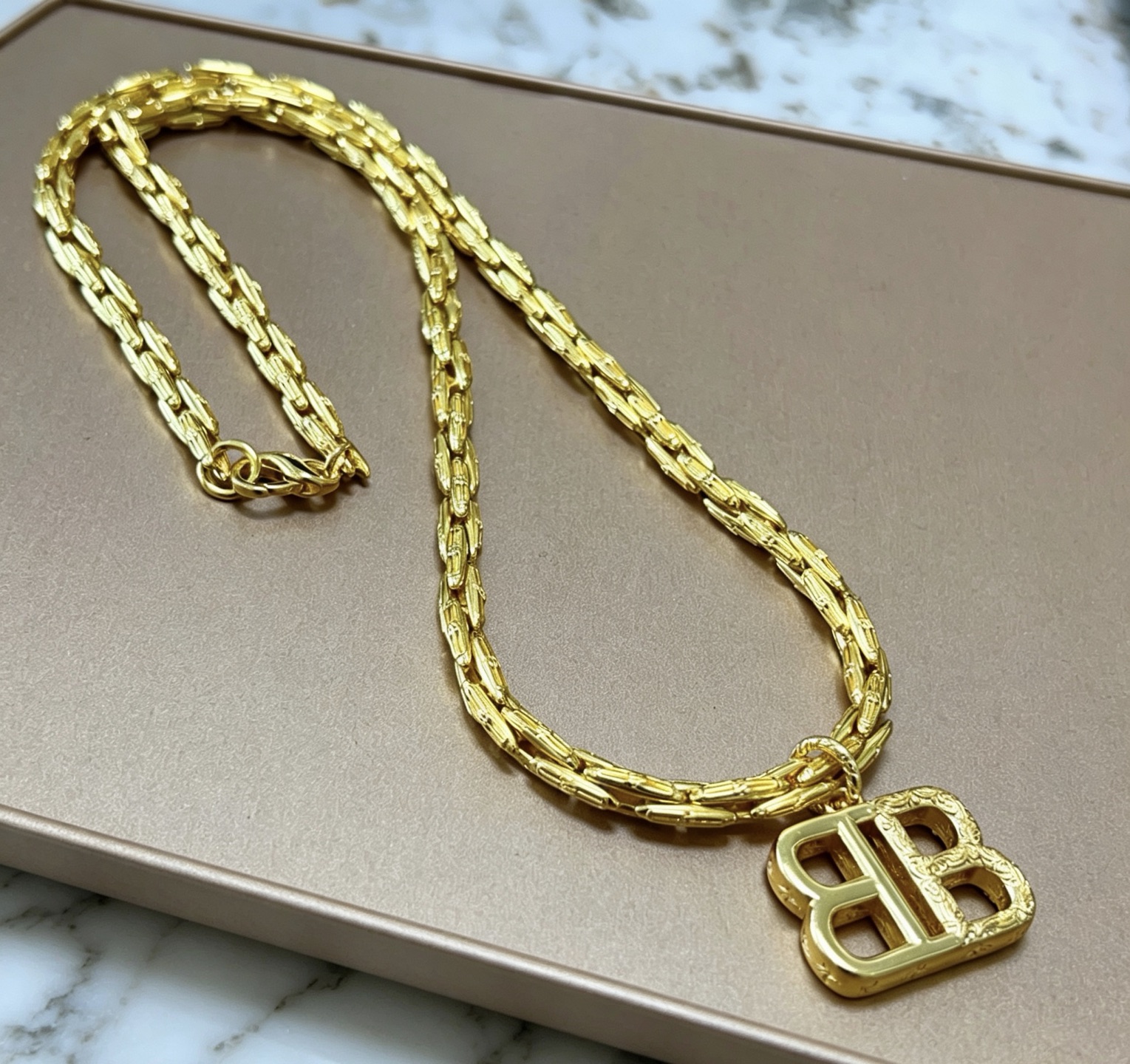 原单货🔹🔹新品 巴黎世家项链 Balenciaga 新款项链🔹专柜一致 细节做工精细 每个细节流程到位 