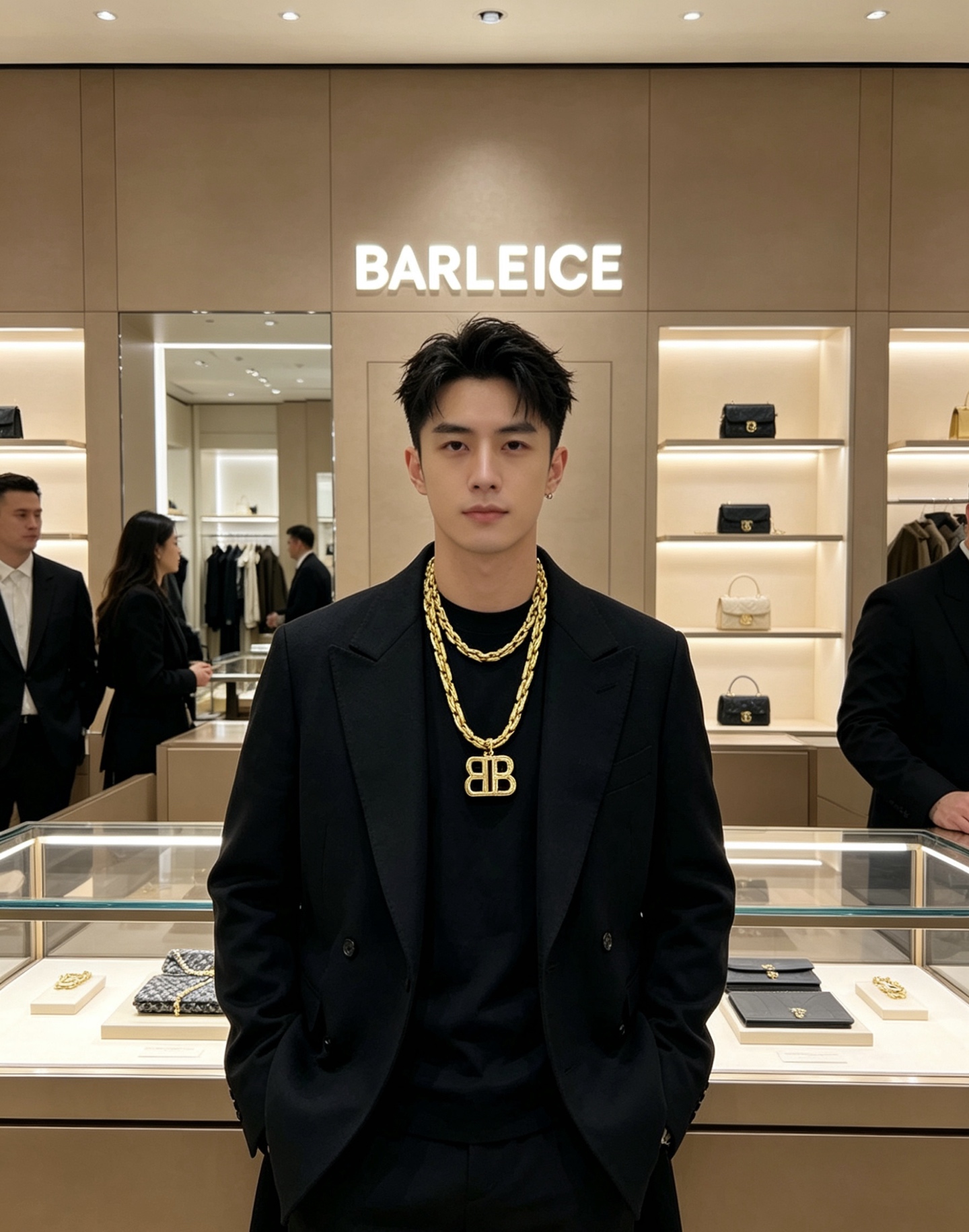 原单货🔹🔹新品 巴黎世家项链 Balenciaga 新款项链🔹专柜一致 细节做工精细 每个细节流程到位 