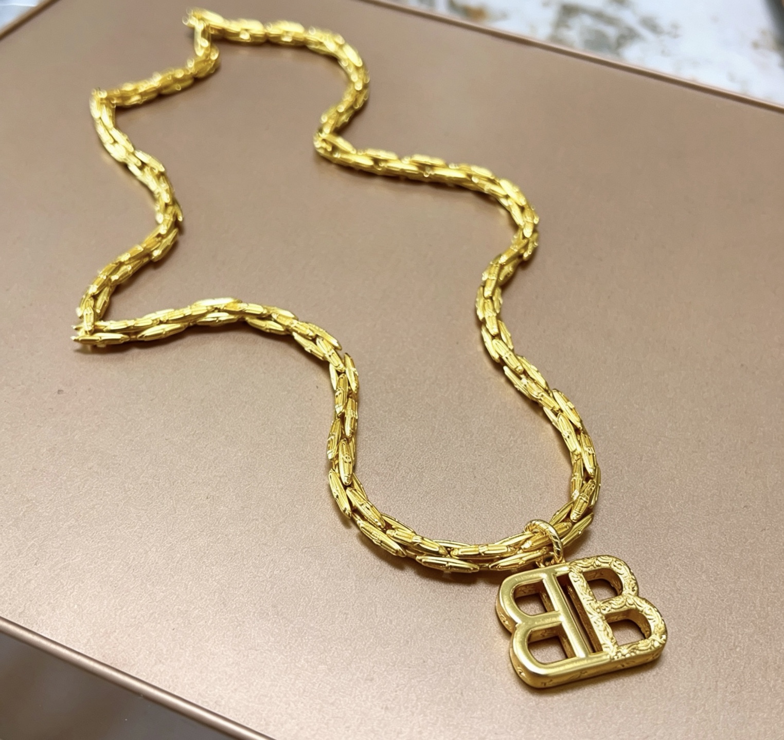 原单货🔹🔹新品 巴黎世家项链 Balenciaga 新款项链🔹专柜一致 细节做工精细 每个细节流程到位 