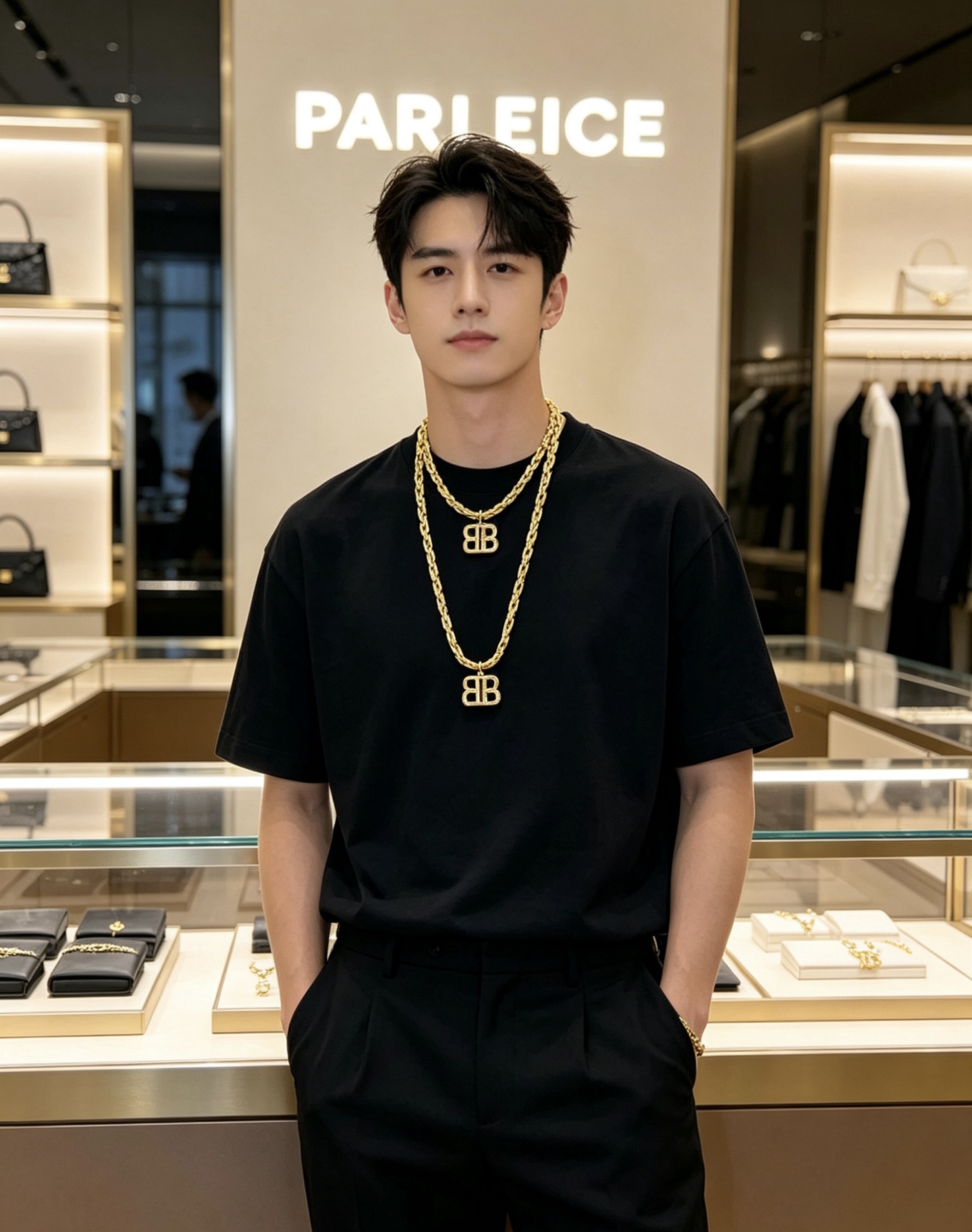 原单货🔹🔹新品 巴黎世家项链 Balenciaga 新款项链🔹专柜一致 细节做工精细 每个细节流程到位 