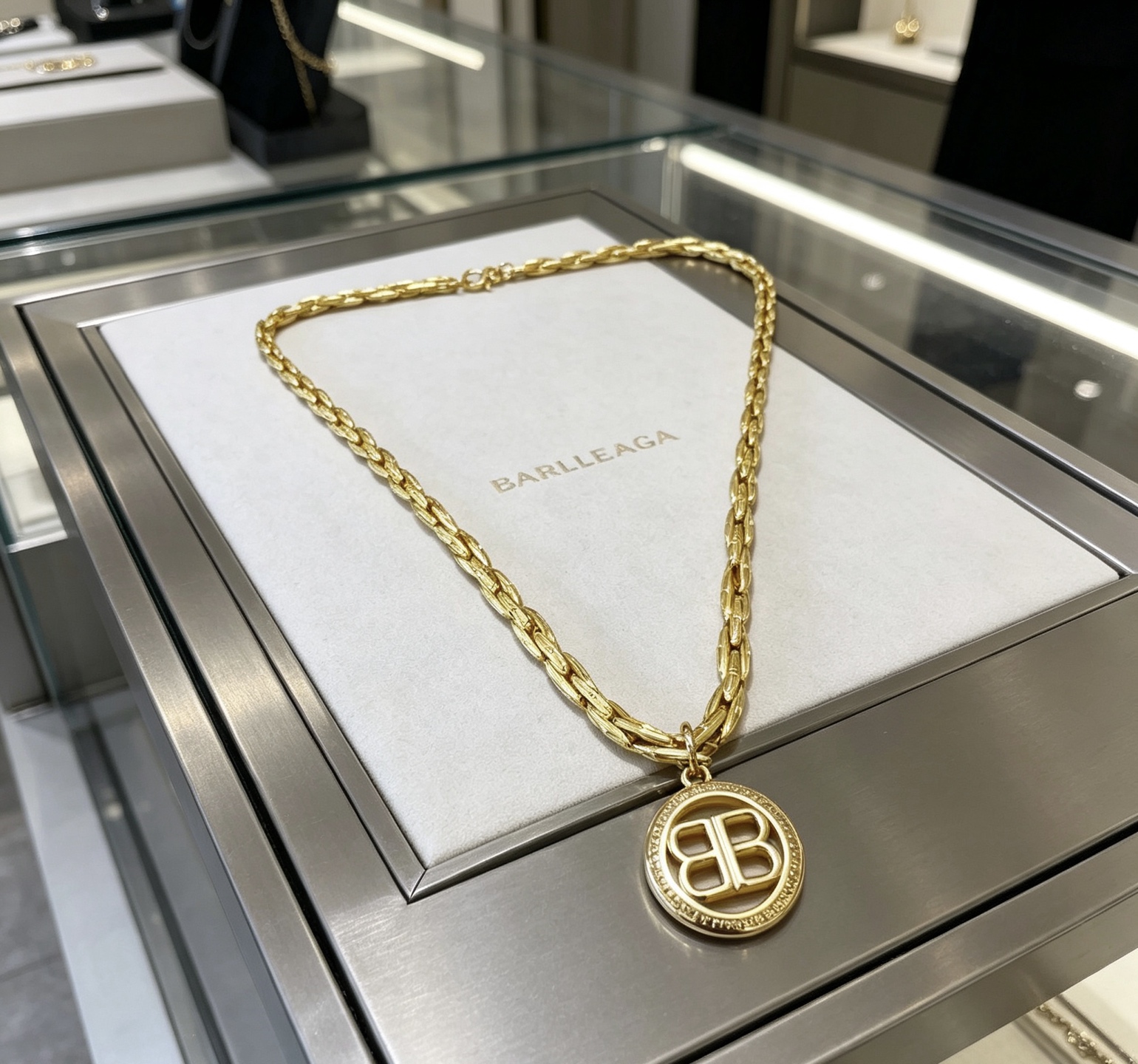 原单货🔹🔹新品 巴黎世家项链 Balenciaga 新款项链🔹专柜一致 细节做工精细 每个细节流程到位 