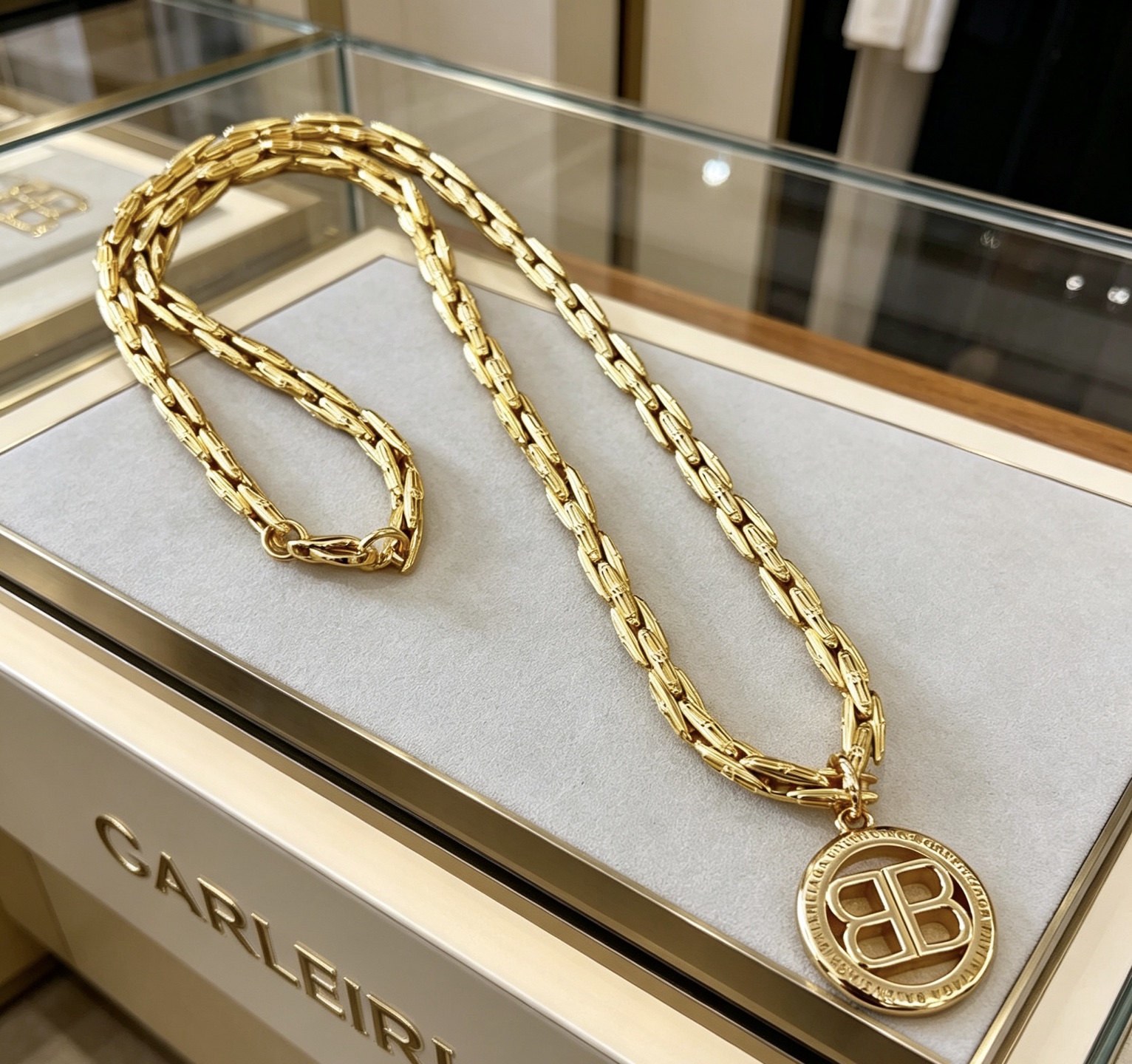 原单货🔹🔹新品 巴黎世家项链 Balenciaga 新款项链🔹专柜一致 细节做工精细 每个细节流程到位 