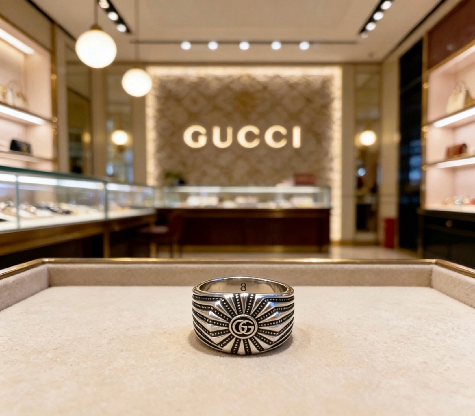 NO:879755,Batch. The latest style of Gucci ring has a higher grade. The same style as the star's Anger Forest series. Double G is purely handmade. Gucci ring. The details are hand-made. The glossy version is always on sale. It is the best-selling model in Gucci. It goes very well with trendy clothes. The size is 6, 7, 8, 9, 10, 11, fine jewelry, gucci, ring.19860909批.古驰戒指最新款款式档次更高明星同款Anger Forest系列双G纯手工制作工艺 古驰戒指 细节对版纯手工处理 亮面版型 这款一直在出 古驰里面热卖款 非常好搭配潮流衣服码数美6 7 8 9 10 11,饰品精品,gucci,ring,Jewelry