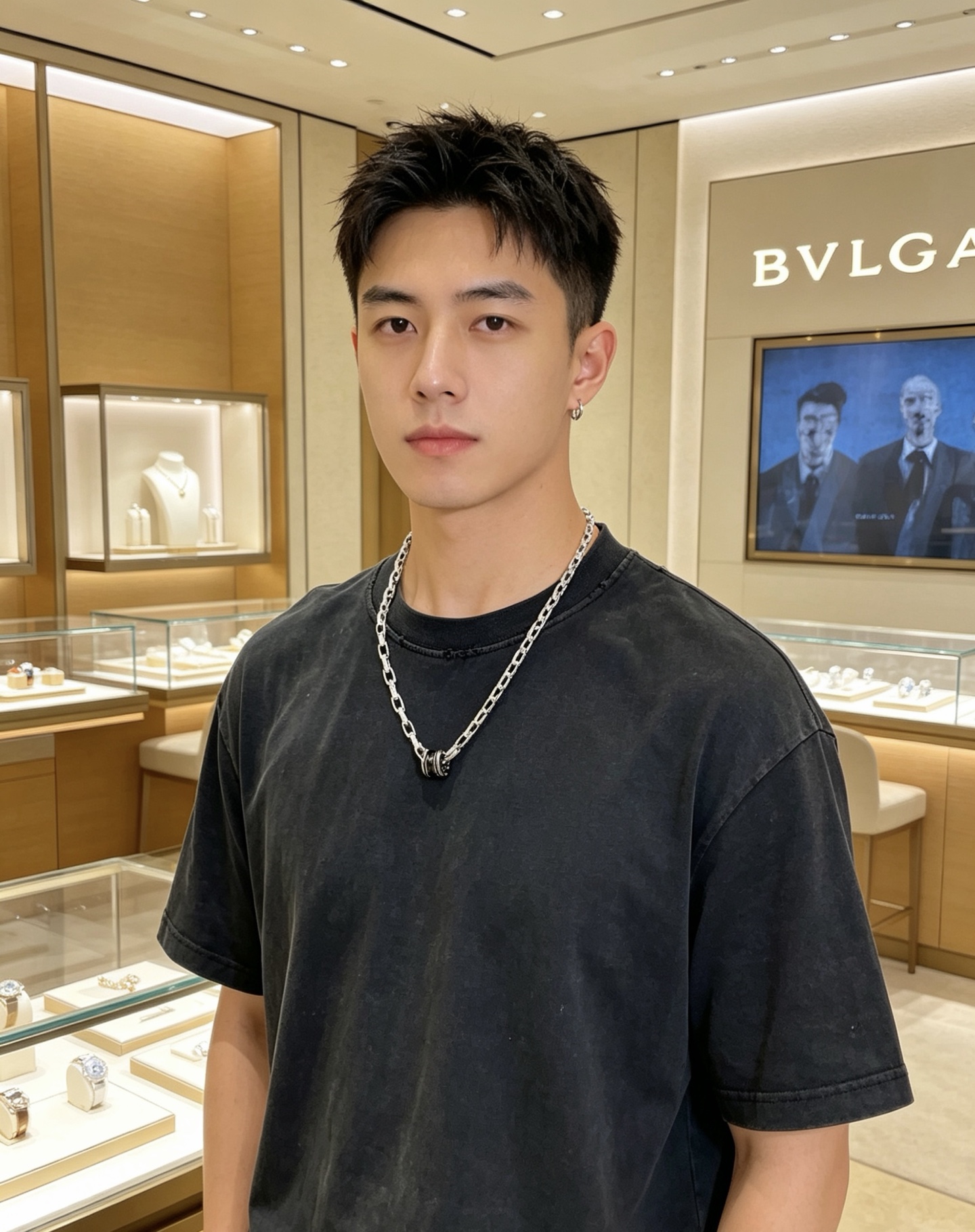 宝格丽项链V金材质。BVLGARI宝格丽 DIVAS‘ DREAM 系列 品相完美，细节无敌，那种独特的