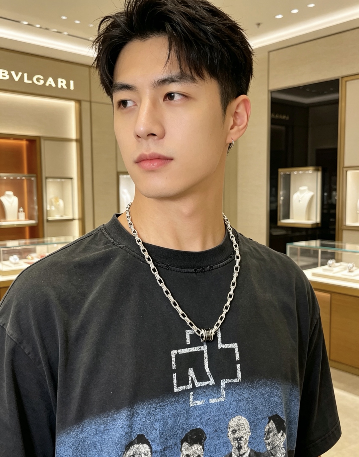 宝格丽项链V金材质。BVLGARI宝格丽 DIVAS‘ DREAM 系列 品相完美，细节无敌，那种独特的
