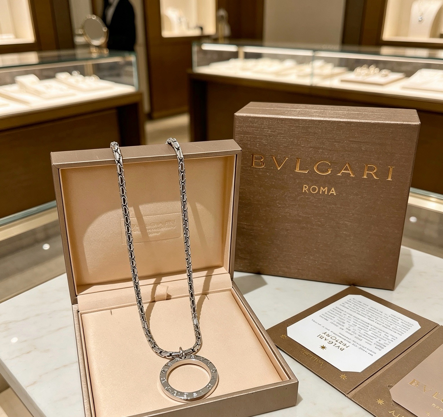 宝格丽项链V金材质 。BVLGARI宝格丽 DIVAS‘ DREAM 系列 品相完美，细节无敌，那种独特