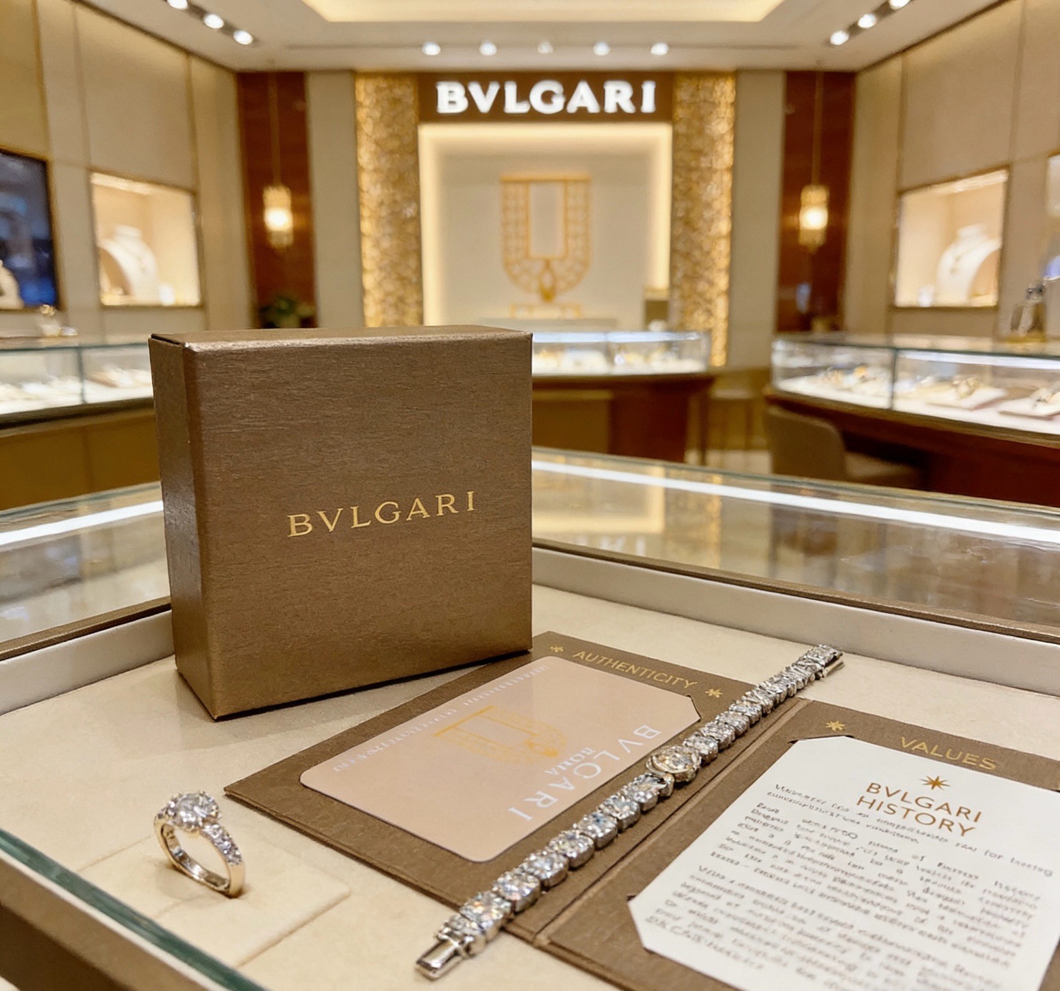 满钻镶嵌宝格丽手链V金材质 BVLGARI宝格丽 DIVAS‘ DREAM 系列 品相完美，细节无敌，那