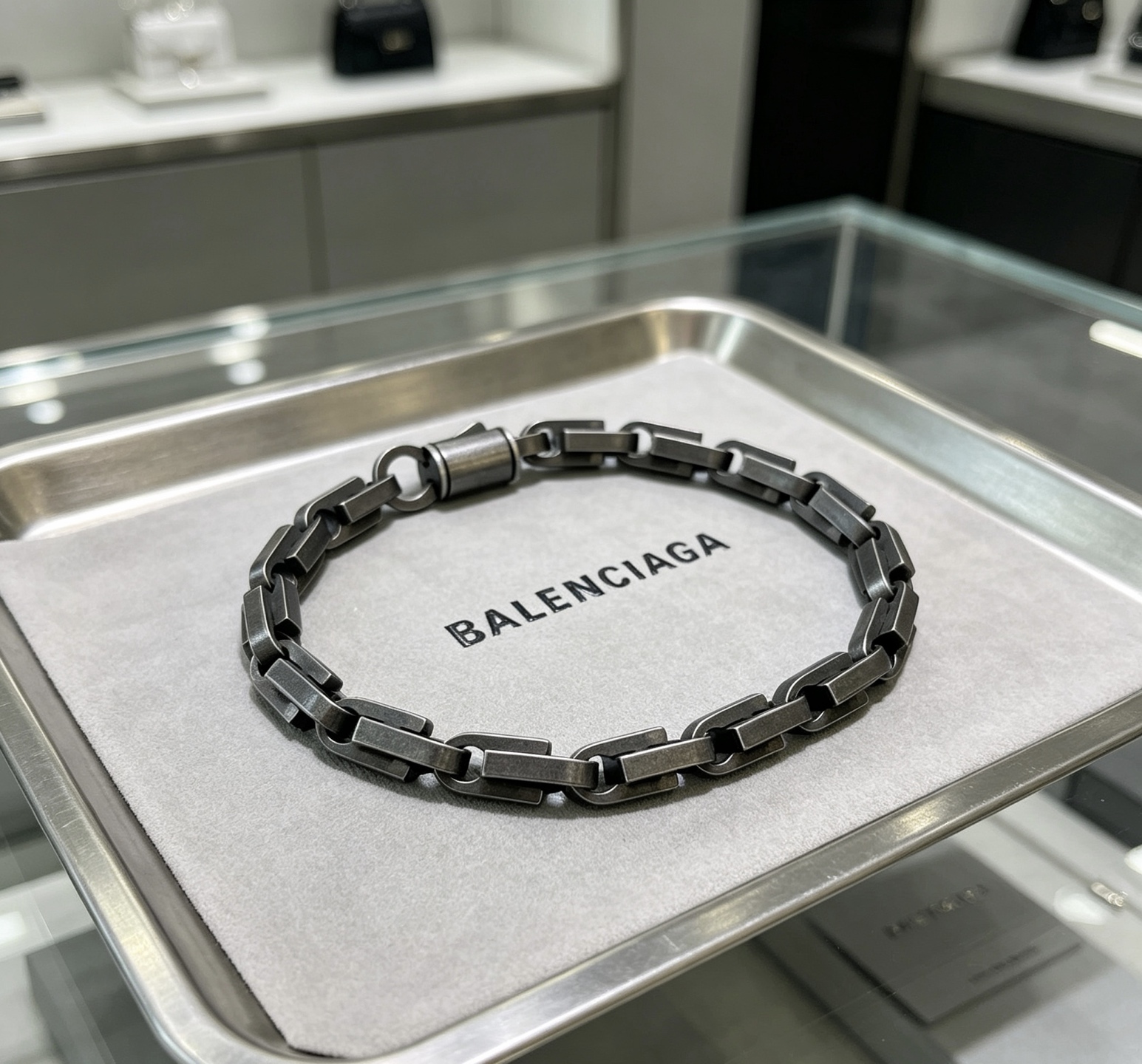 原单货🔹🔹新品 巴黎世家手链Balenciaga手链🔹专柜一致巴黎世家手链 男士火爆款出货 设计独特 前