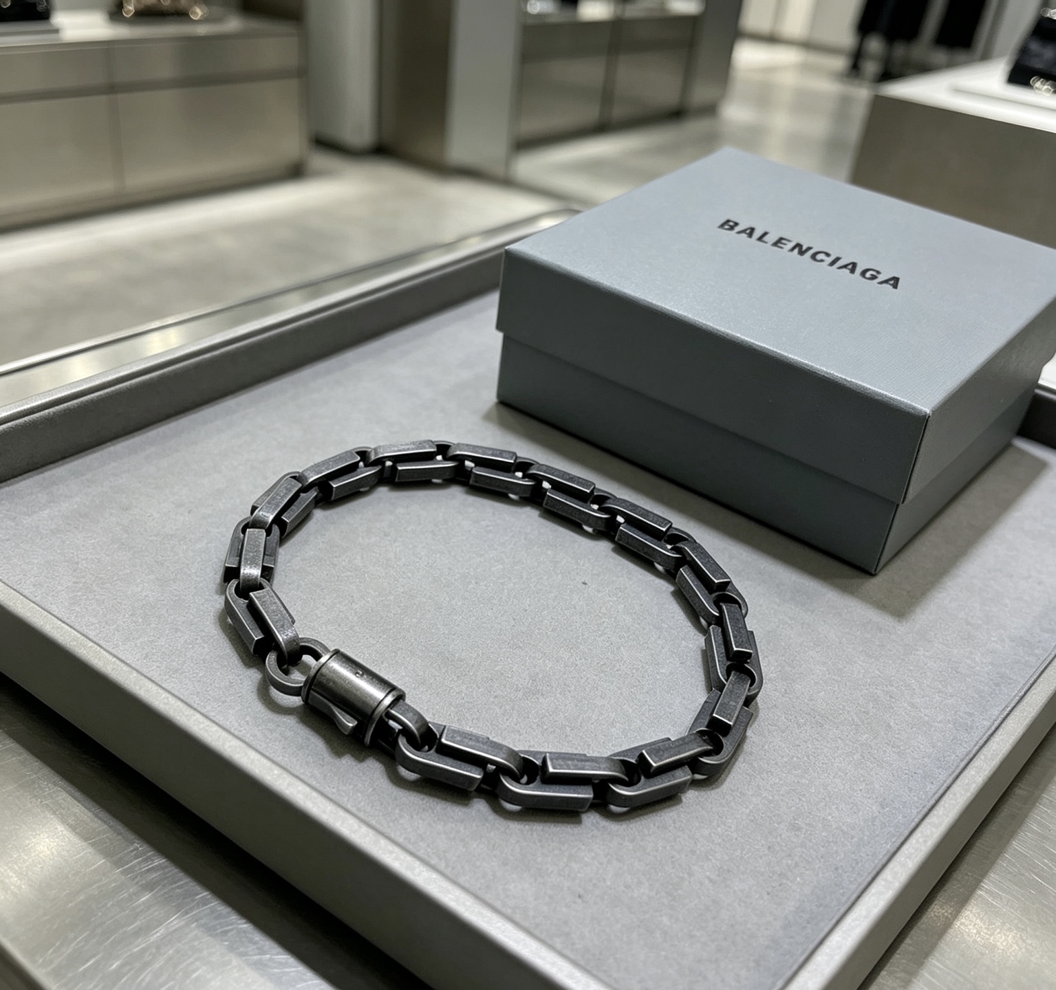 原单货🔹🔹新品 巴黎世家手链Balenciaga手链🔹专柜一致巴黎世家手链 男士火爆款出货 设计独特 前