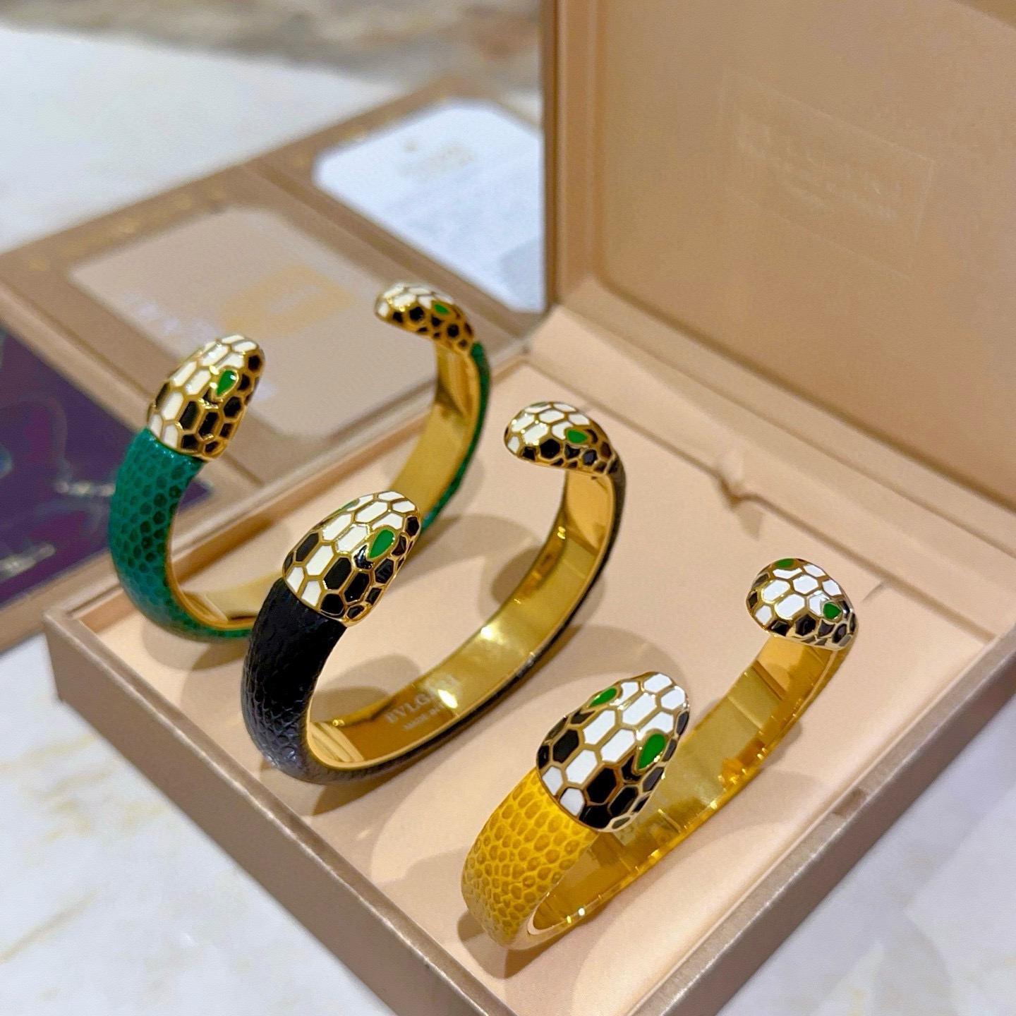 宝格丽 Bvlgari 传世高定珠宝耳环项链戒指首饰 #41C510E7 7
