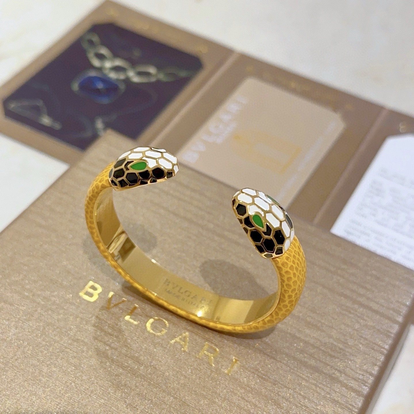 宝格丽 Bvlgari 传世高定珠宝耳环项链戒指首饰 #41C510E7 2