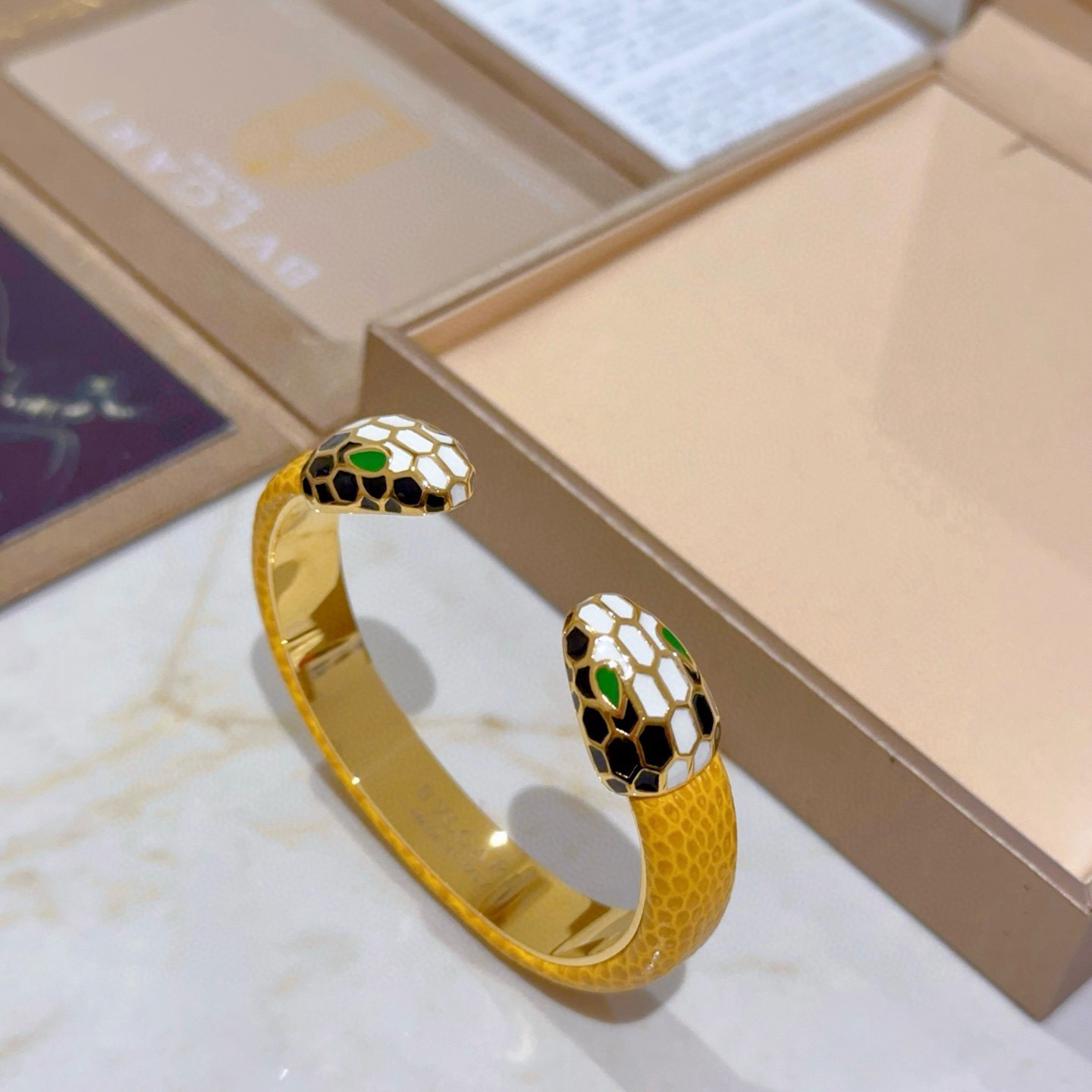 宝格丽 Bvlgari 传世高定珠宝耳环项链戒指首饰 #41C510E7 5